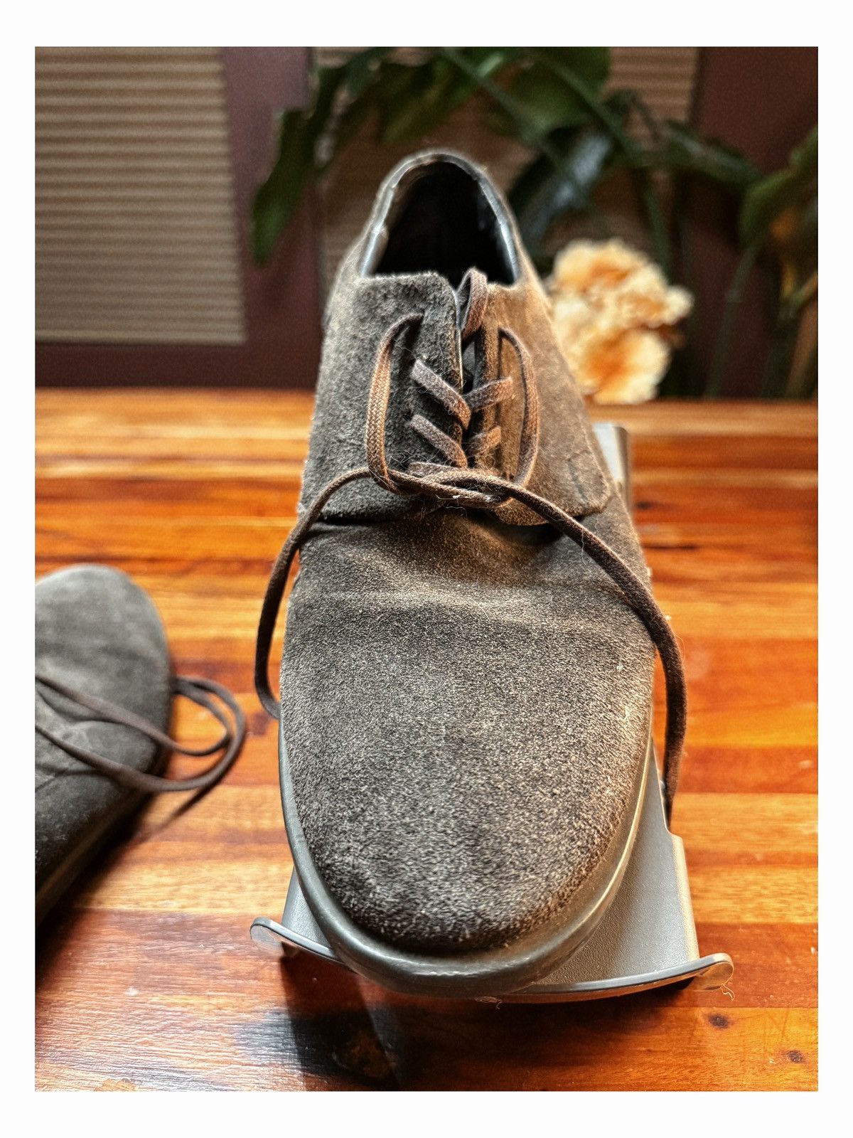 Calvin Klein Calvin Klein Men’s Brown Suede Lace-Up Shoes Size US 11 / EU 44 - 4 Thumbnail