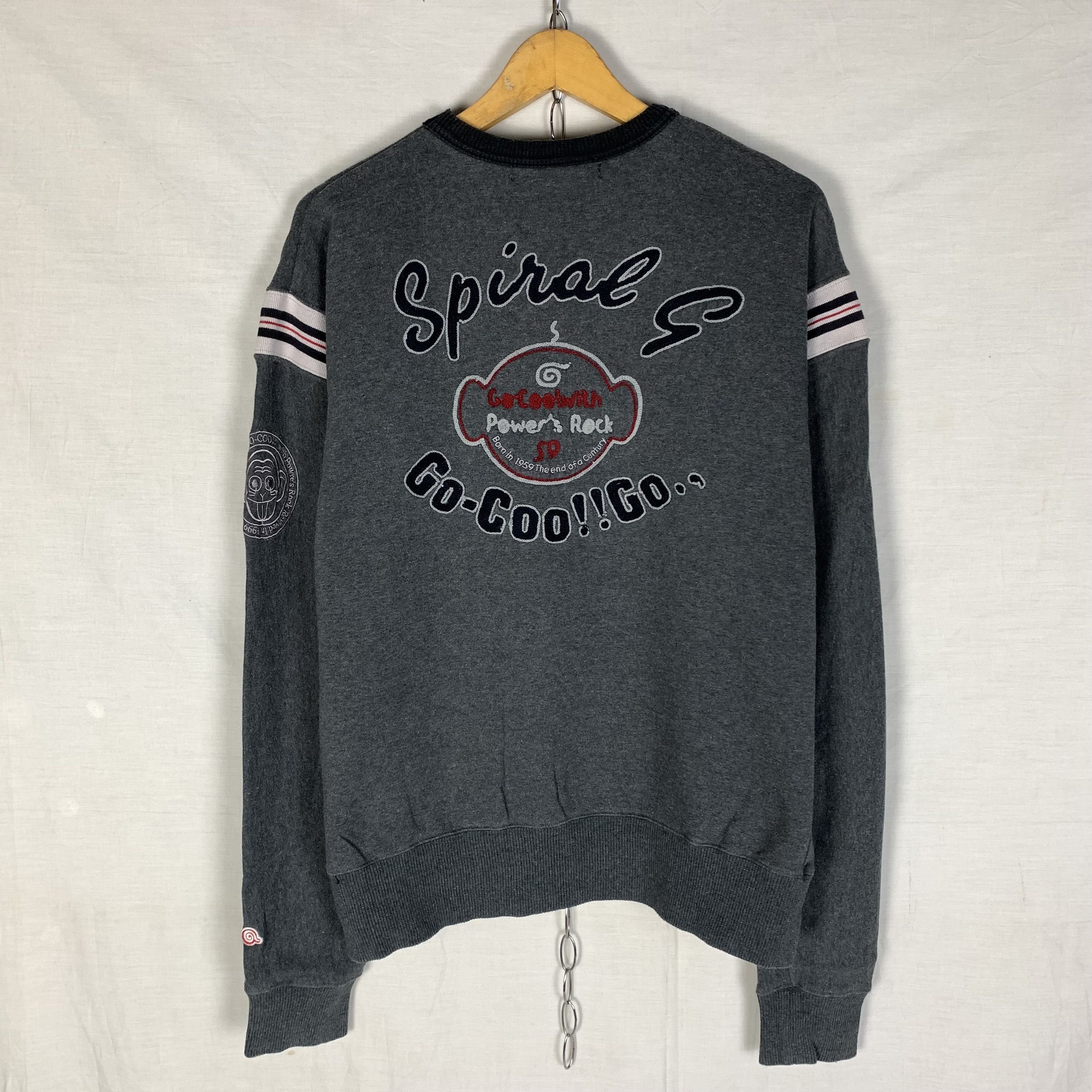 Japanese Brand Vintage Power's Rock Spiral G Sweatshirt Crewneck Size US L / EU 52-54 / 3 - 1 Thumbnail