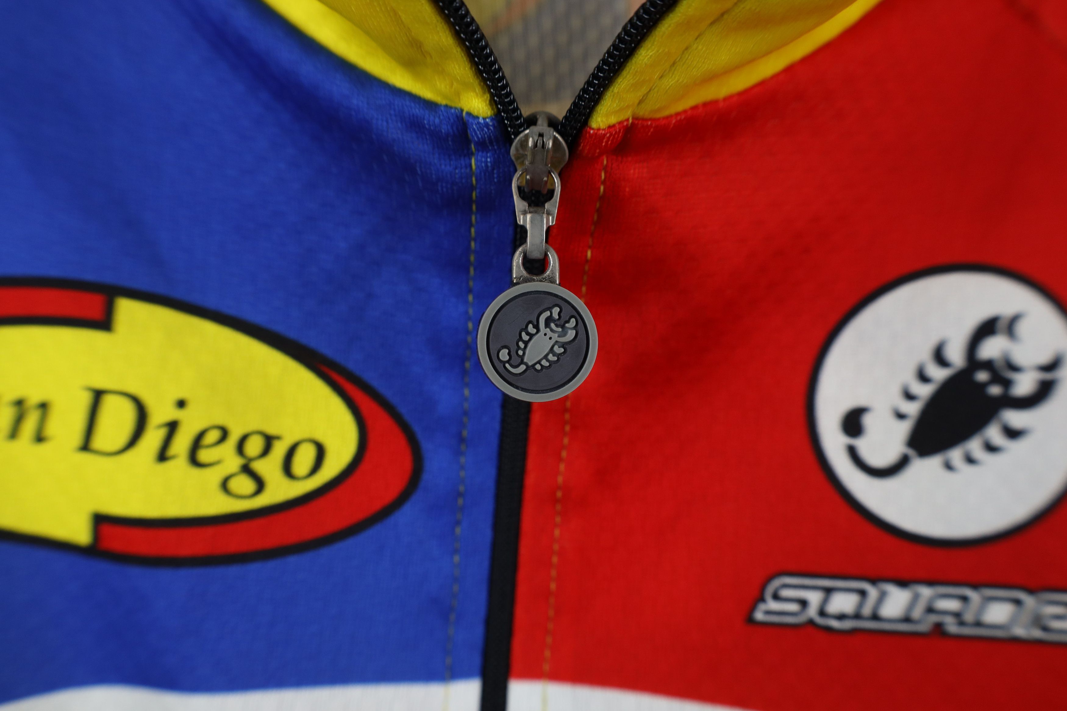 Vintage Vintage Squadra Raglan Sleeve Bicycle Cycling Jersey USA Size US XL / EU 56 / 4 - 5 Thumbnail