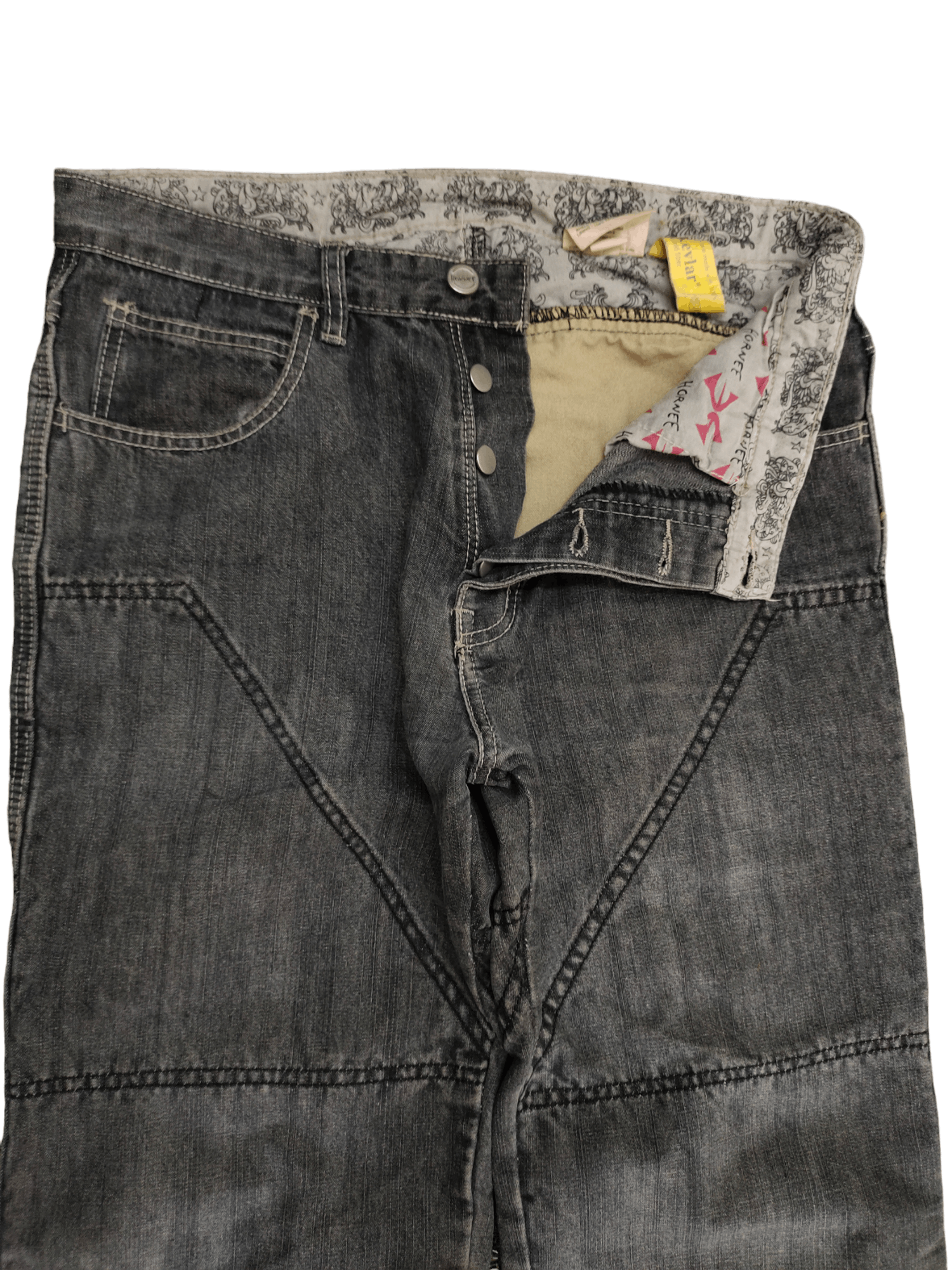 JNCO Loose Jeans Hornee Kevlar Wide Leg Streetwear Y2k Size US 31 - 15 Thumbnail