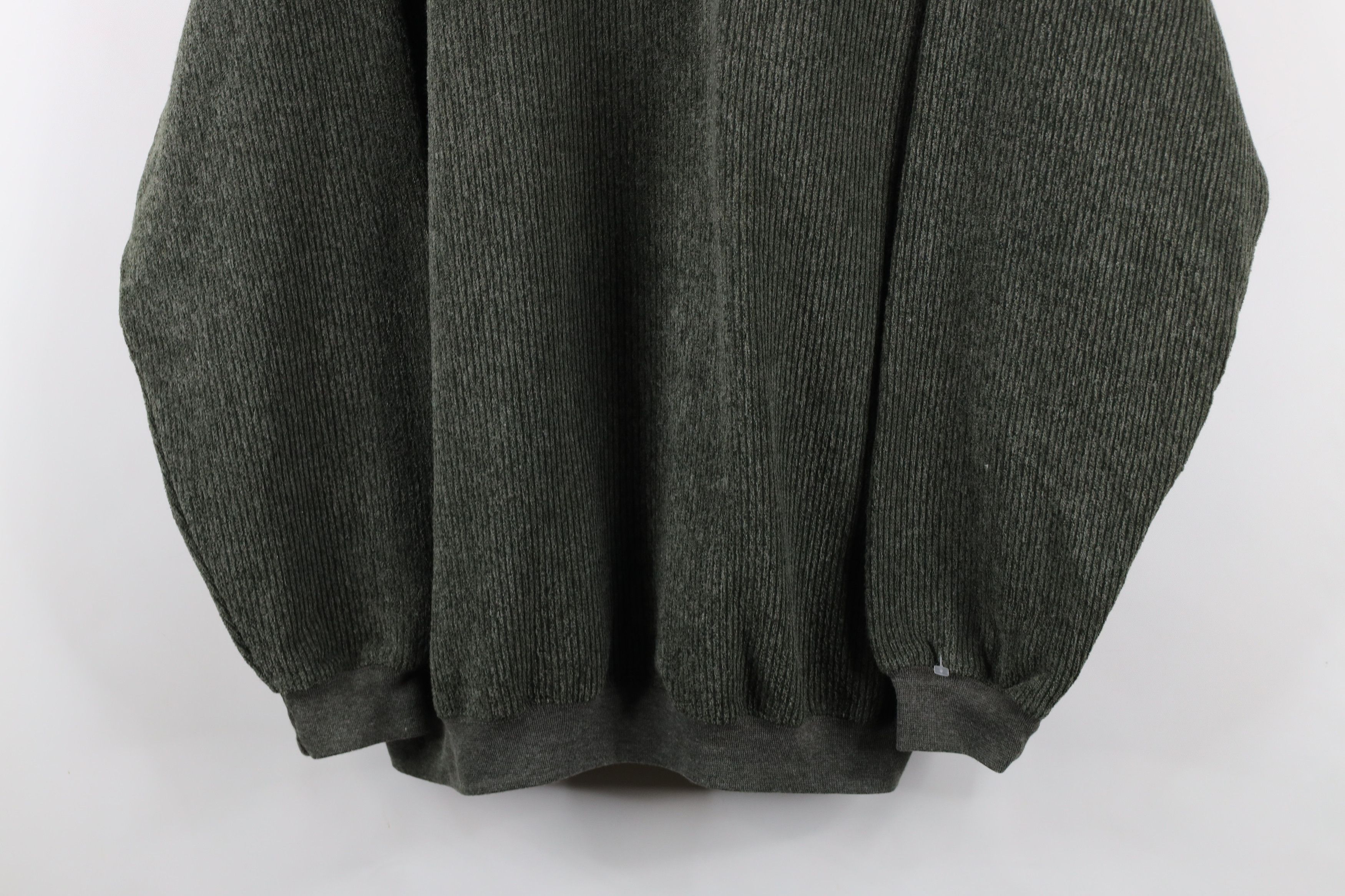Vintage Vintage 90s Streetwear Fleece Collared Pullover Sweater Size US L / EU 52-54 / 3 - 3 Thumbnail