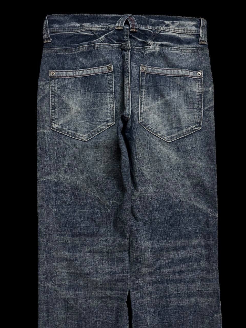 Other INSANE 90s Style Japanese Smoke Mudwash Clawmark Dark Jeans Size US 30 / EU 46 - 14 Thumbnail