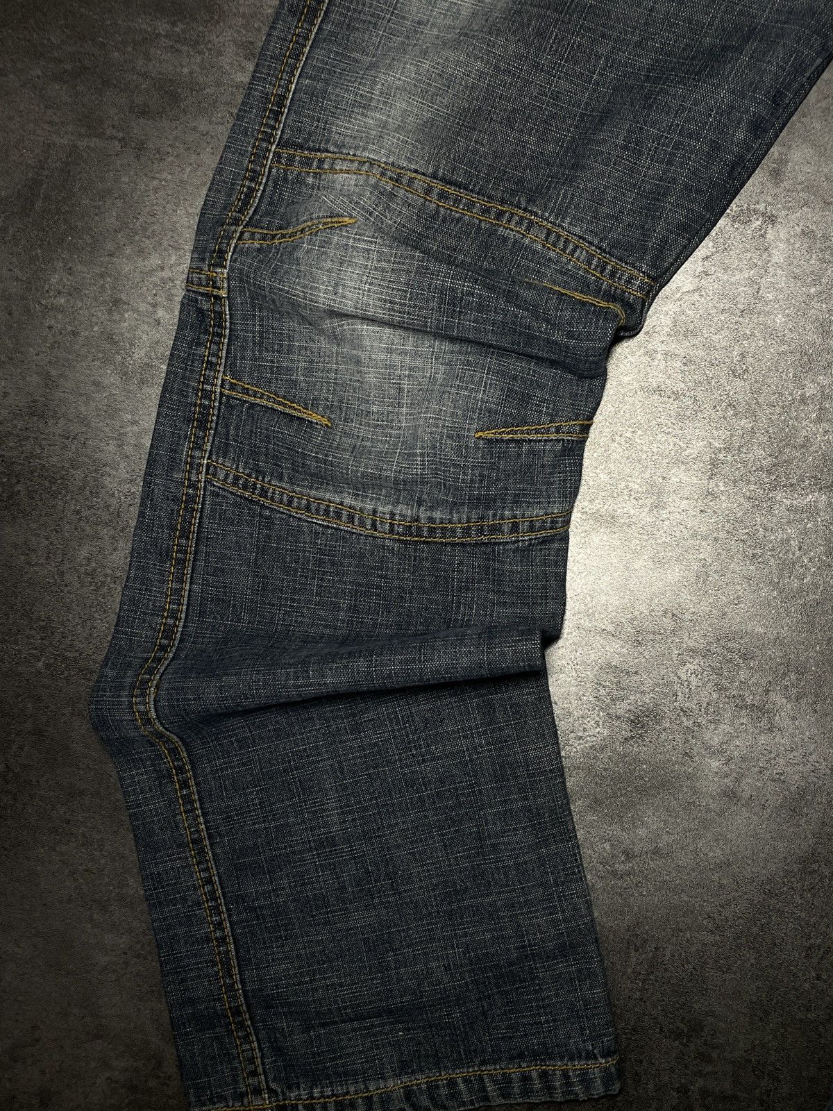 Vintage 🔥RARE🔥Vintage Y2K Denim Wide Pants Rare Hype Streetwear Size US 32 / EU 48 - 6 Thumbnail