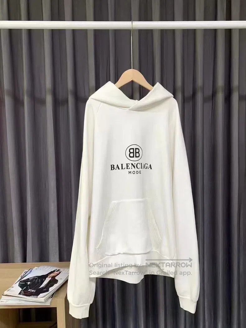 Balenciaga Balenciaga Double B Printed Logo Hoodie, XL Size Size US XL / EU 56 / 4 - 2 Thumbnail