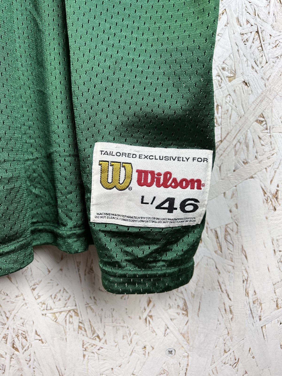 NFL 90s Vintage Wilson Green Bay Packers #4 Favre NFL Jersey Size US L / EU 52-54 / 3 - 5 Thumbnail