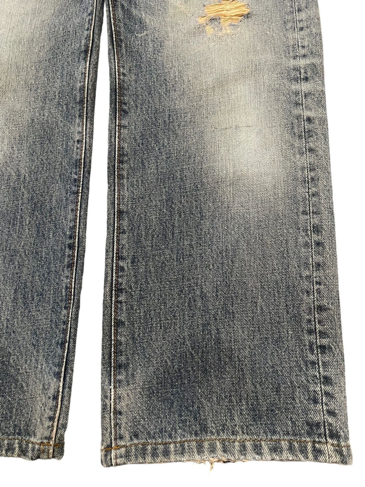 Big John Vintage 90s Big John Bleached Distress Style Jeans Size US 30 / EU 46 - 6 Thumbnail