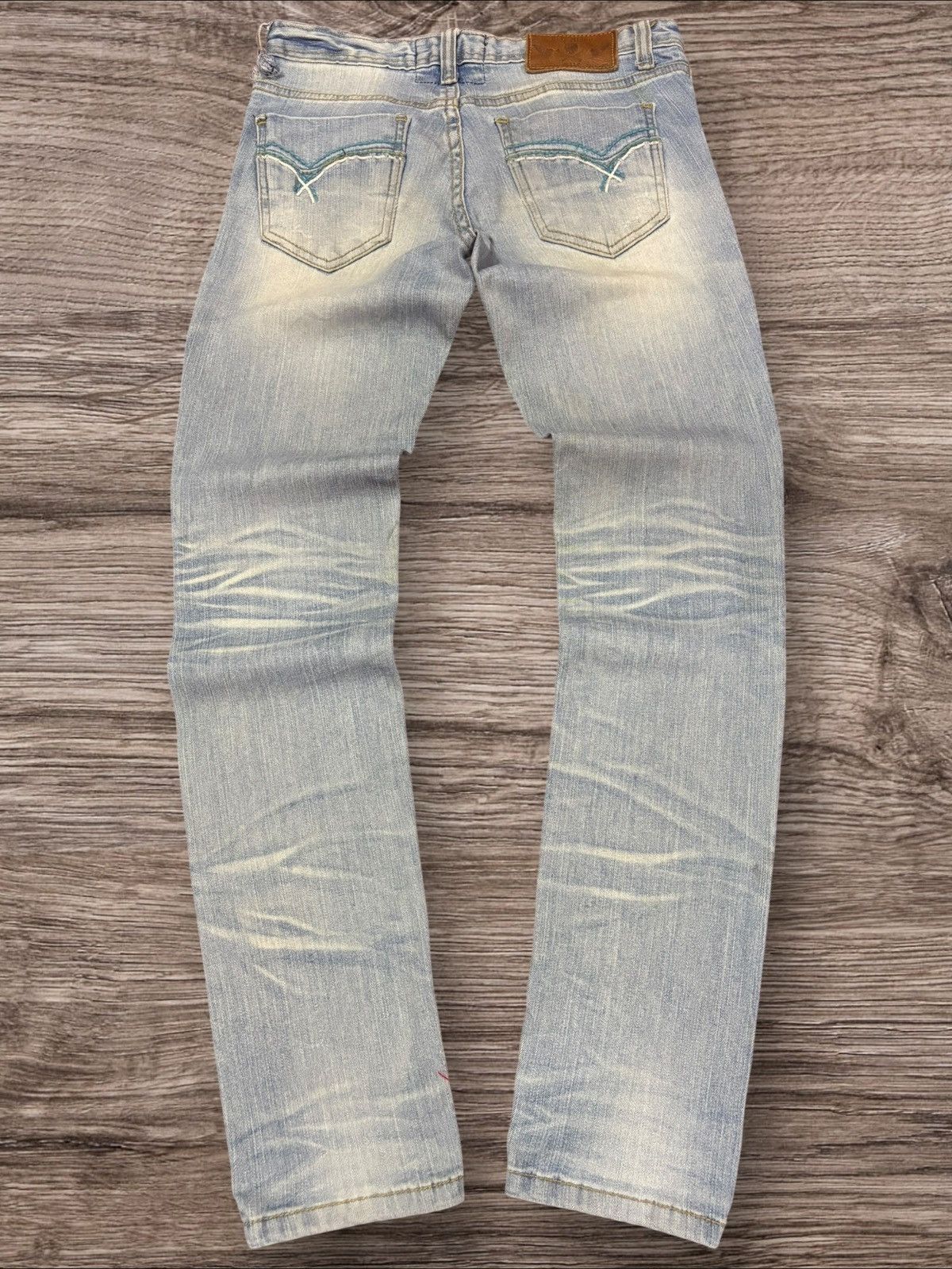 Seditionaries Japan Day Moon by Lolita Distress Punk Bondage Jeans Size 29" - 2 Thumbnail