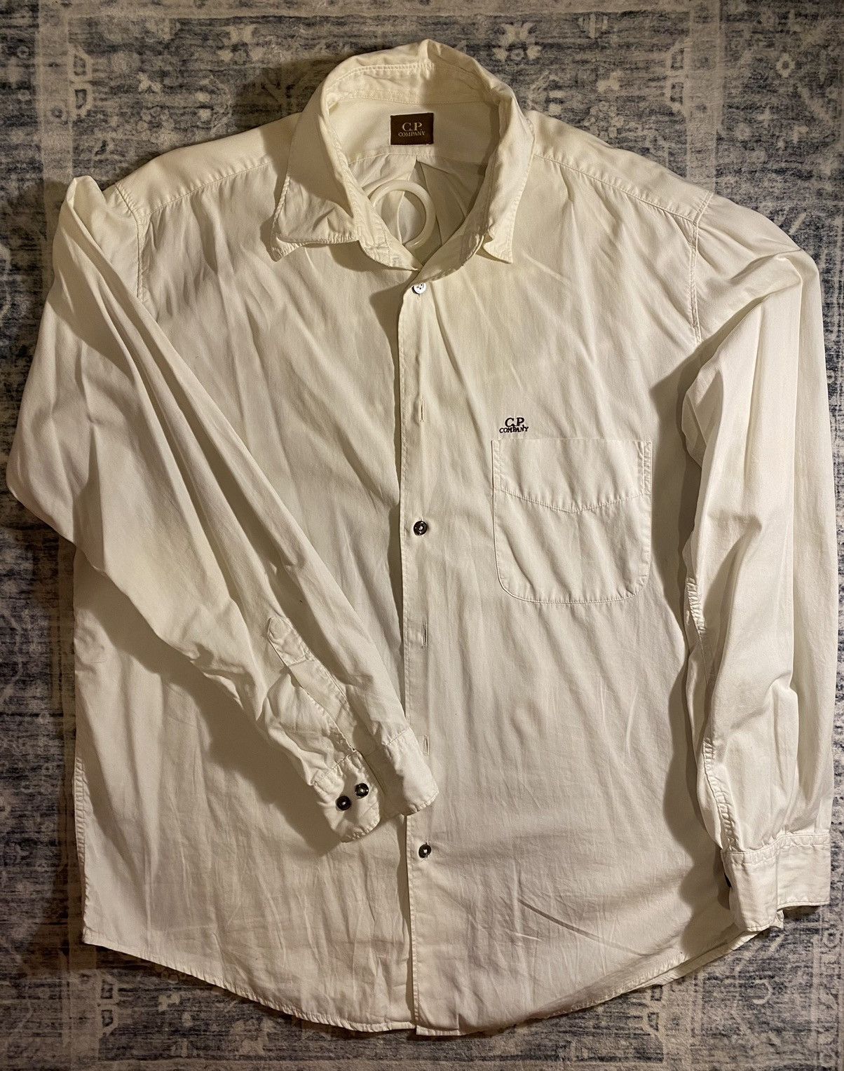 C.P. Company × Vintage Vintage C.P. Company Button-Down Shirt – Rare Design Size US M / EU 48-50 / 2 - 2 Thumbnail