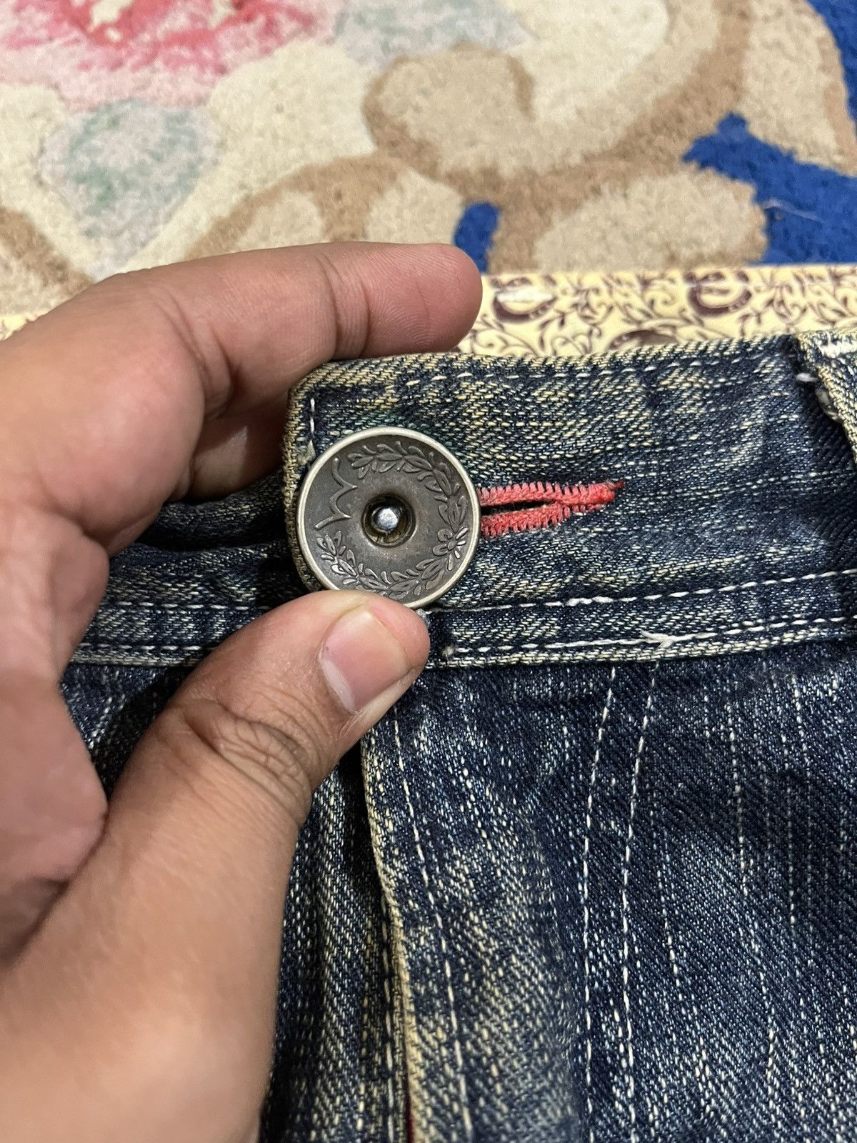 Edwin Vintage Edwin 503 Bluetrip Flare Mudwash Denim Size US 32 / EU 48 - 11 Thumbnail