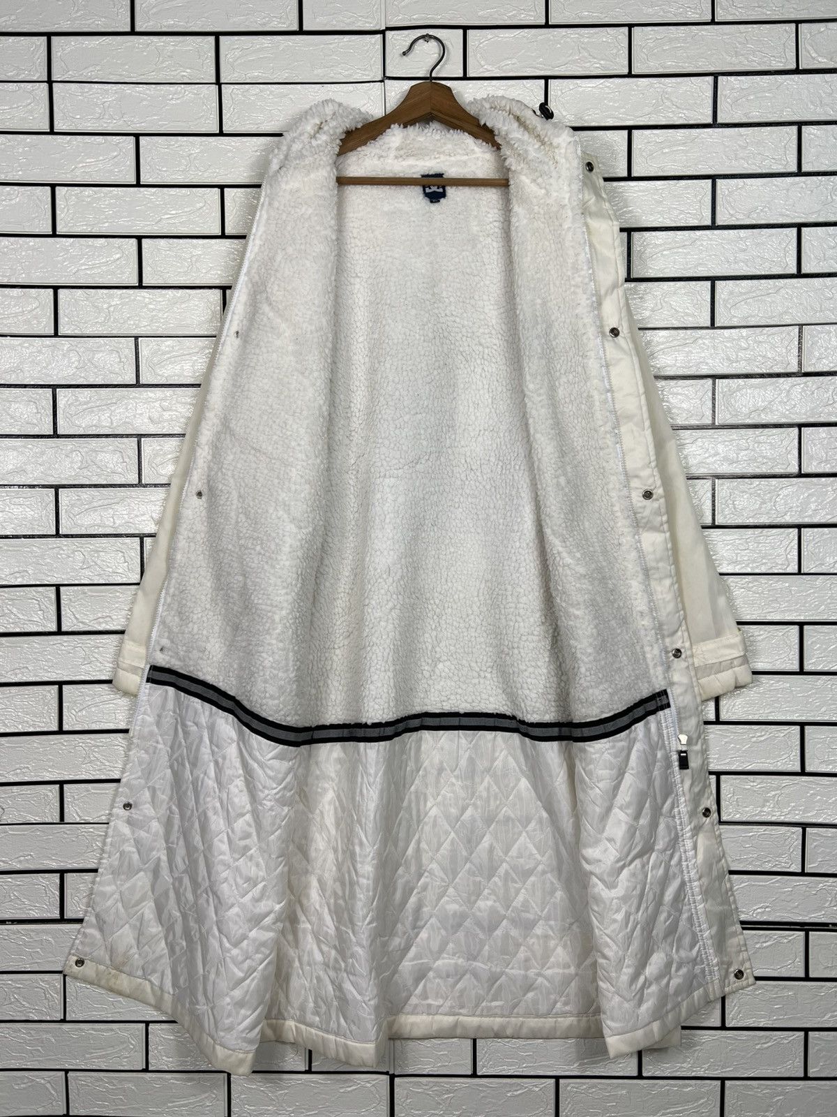 DC Vintage DC SHOE USA Big Logo Long Sherpa Jacket #4038-C183 Size US XL / EU 56 / 4 - 18 Thumbnail