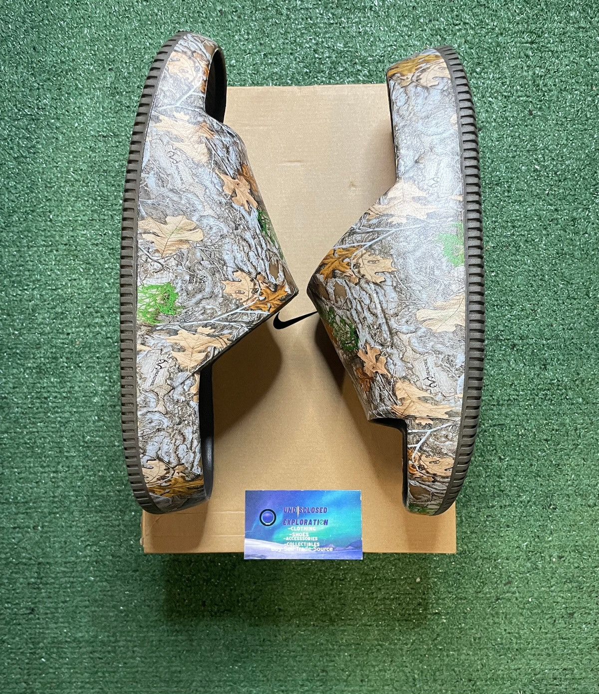Nike Nike Calm real tree camo slides Size US 13 / EU 46 - 3 Thumbnail