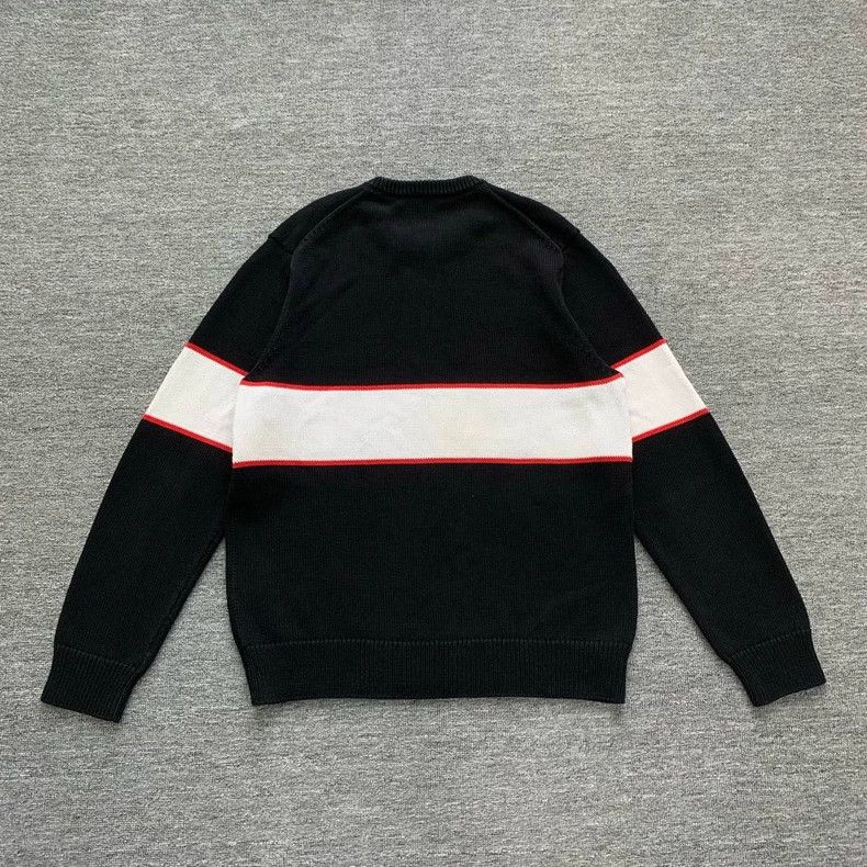 Givenchy Givenchy Black sweater with large logo on chest / Size XL Size US XL / EU 56 / 4 - 2 Thumbnail