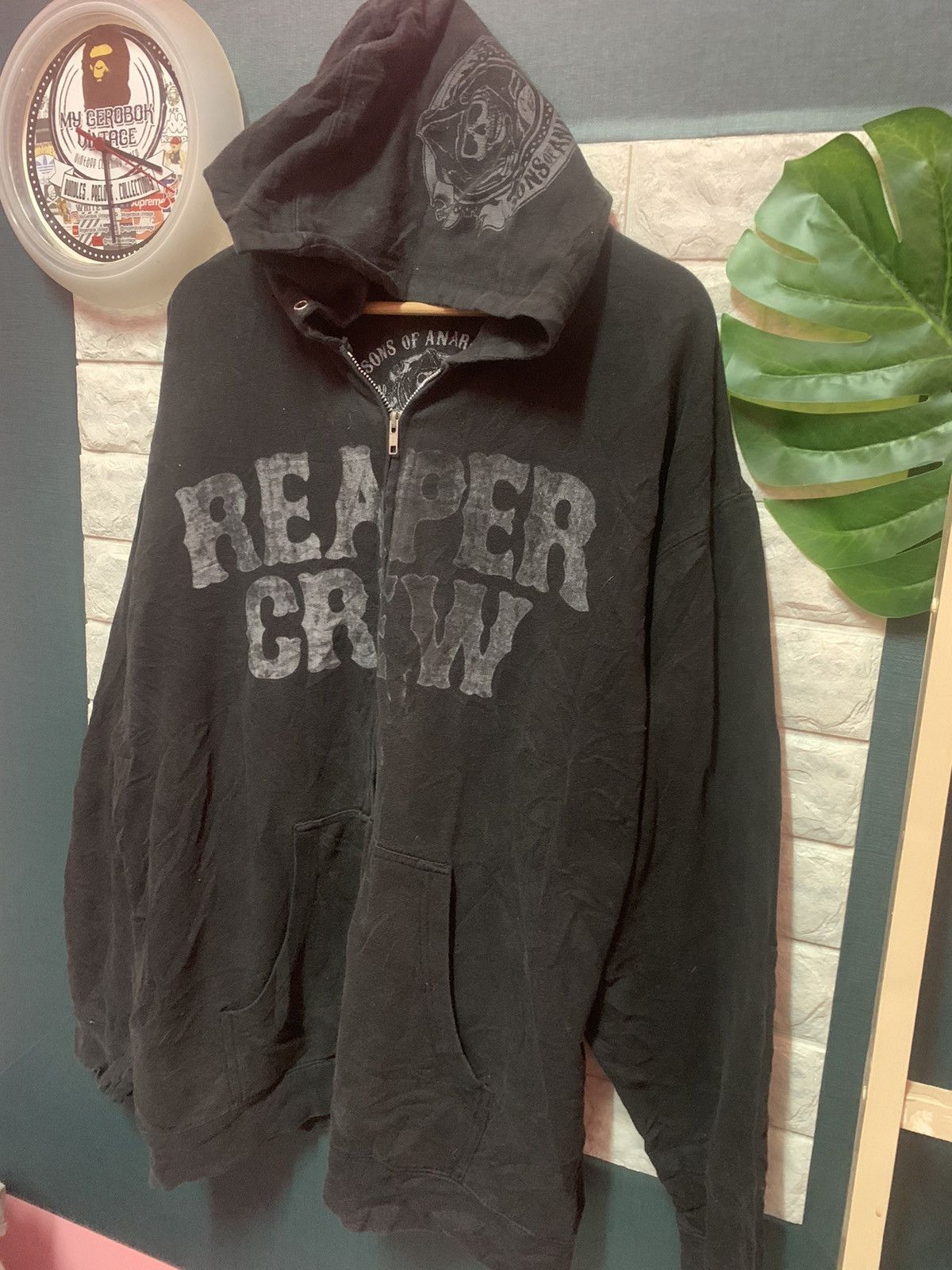 Vintage VINTAGE!! Sweater Hoodies Sond of Anarchy Size US XXL / EU 58 / 5 - 3 Thumbnail