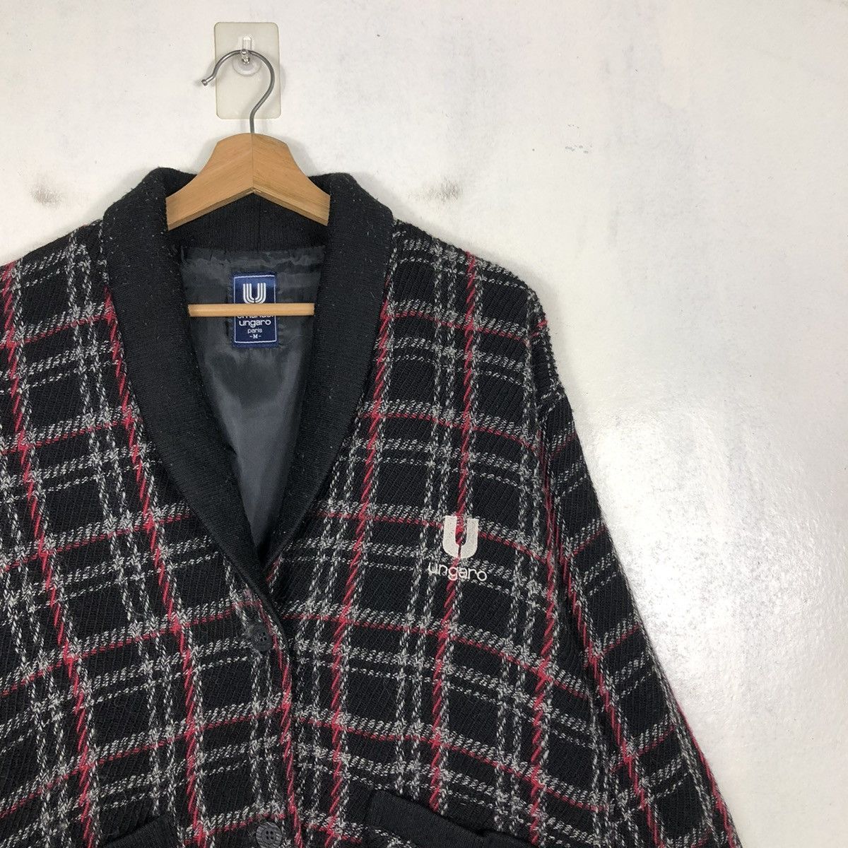 Japanese Brand × Vintage 📌VINTAGE WOOL CARDIGAN JACKET EMANUEL UNGARO ISSEY MIYAKE Size US M / EU 48-50 / 2 - 8 Thumbnail