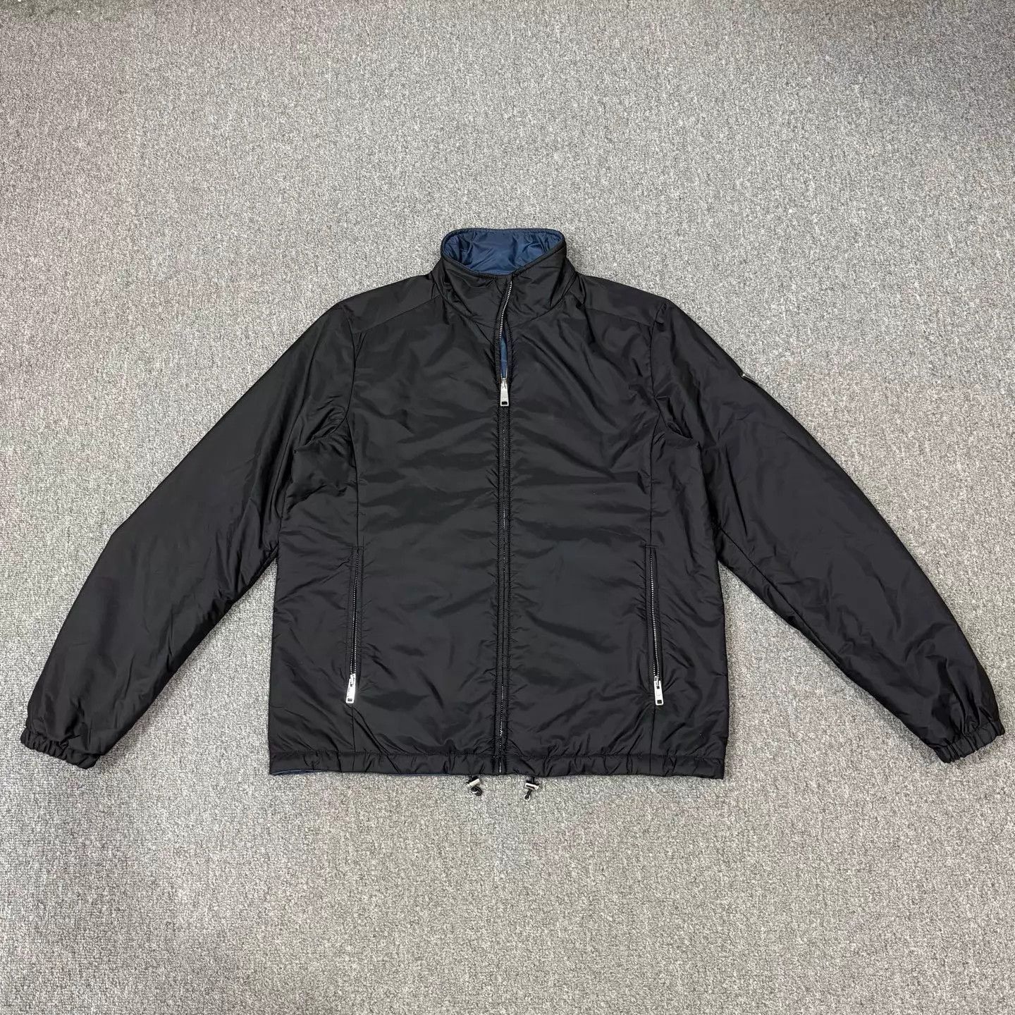 Prada Black Lightweight Zip-Up Jacket Size US L / EU 52-54 / 3 - 1 Thumbnail