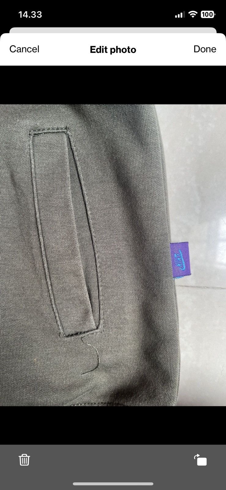 Nike Vintage Nike Track Top Size L / US 10 / IT 46 - 3 Thumbnail