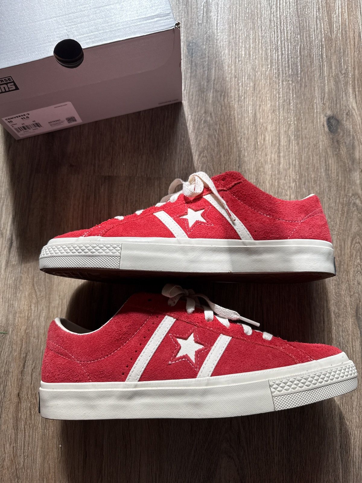 Converse one star ox enamel red on sale