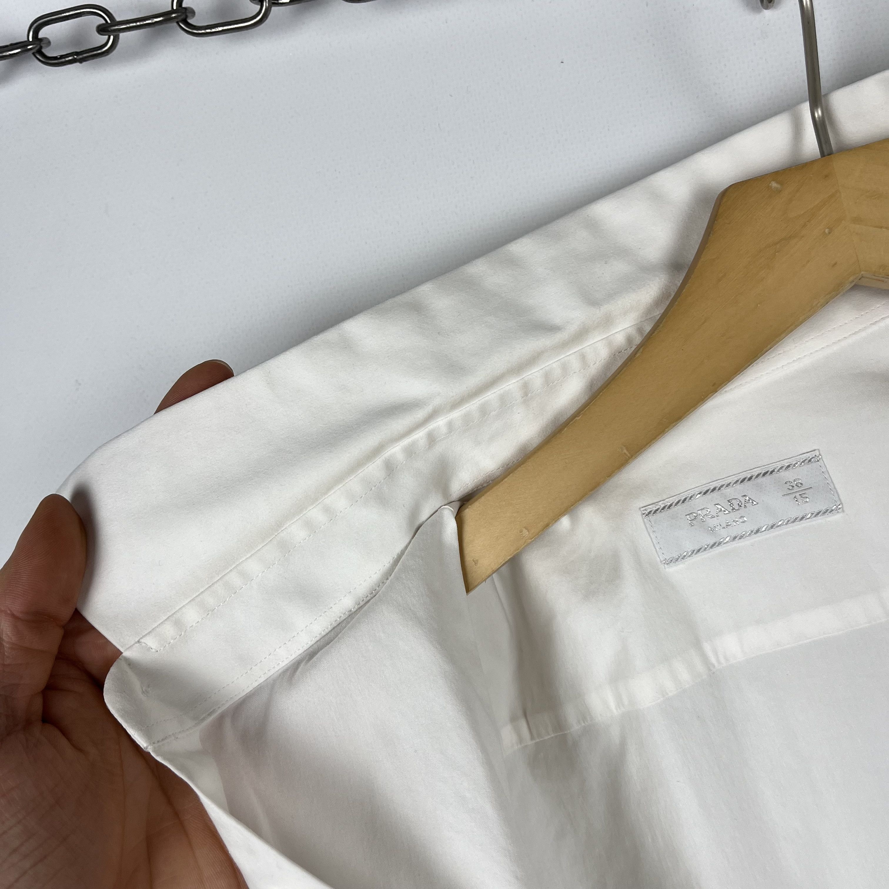 Prada Prada Long Sleeve Button Up Formal Shirt Size US M / EU 48-50 / 2 - 12 Thumbnail