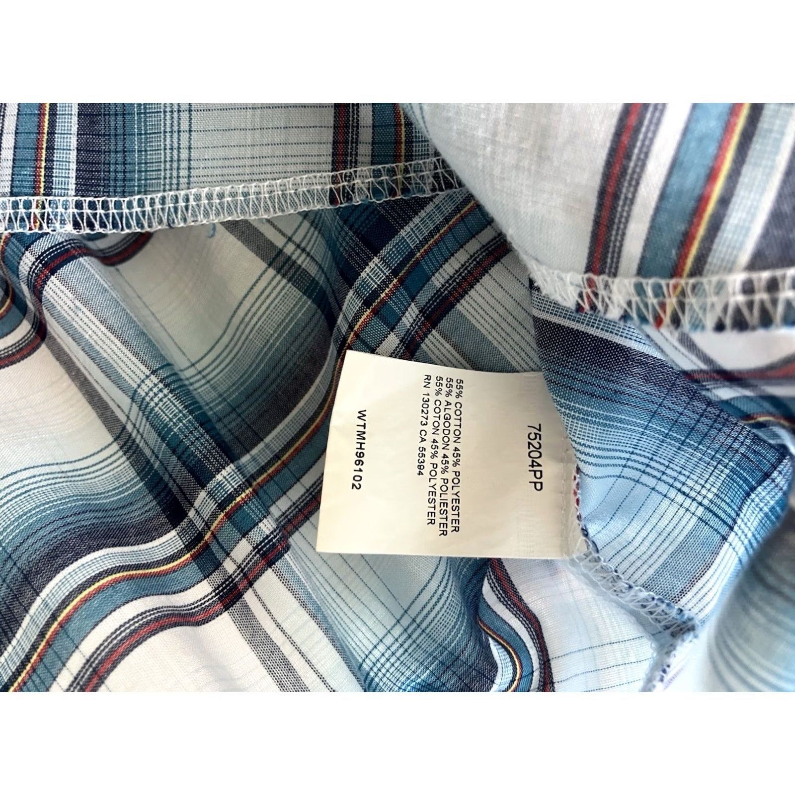 Wrangler VINTAGE Wrangler Pearl Snap Shirt Men’s M Blue Plaid Short Sleeve Western Rodeo Size US M / EU 48-50 / 2 - 8 Thumbnail