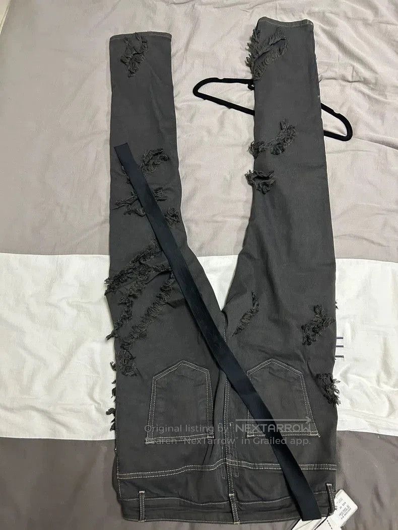 Rick Owens Drkshdw Rick Owens DRKSHDW Distressed Denim Jeans . Size US 32 / EU 48 - 4 Thumbnail