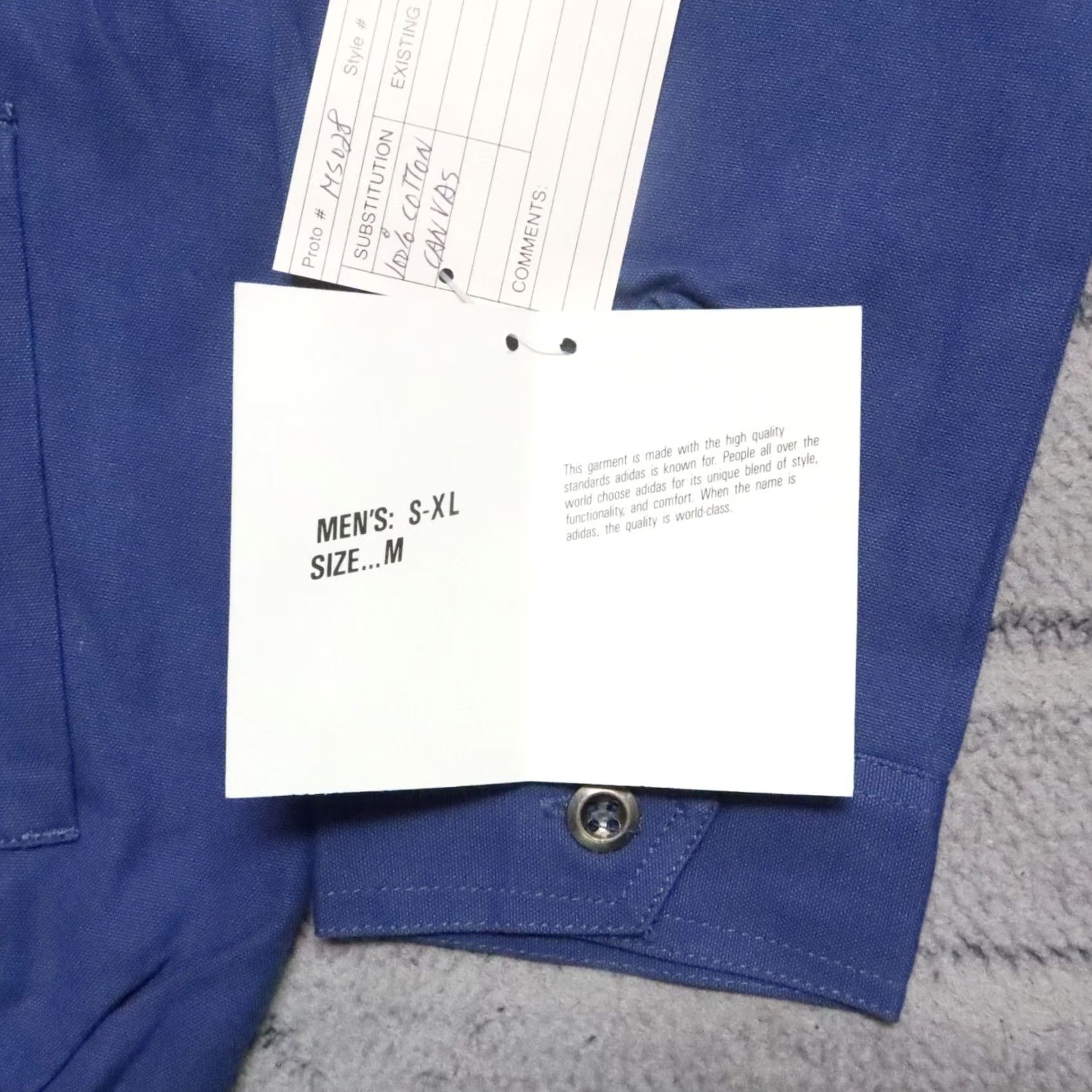 Adidas Vintage Adidas Mountain Jacket - Men M Blue Pullover Jacket Size US M / EU 48-50 / 2 - 4 Thumbnail
