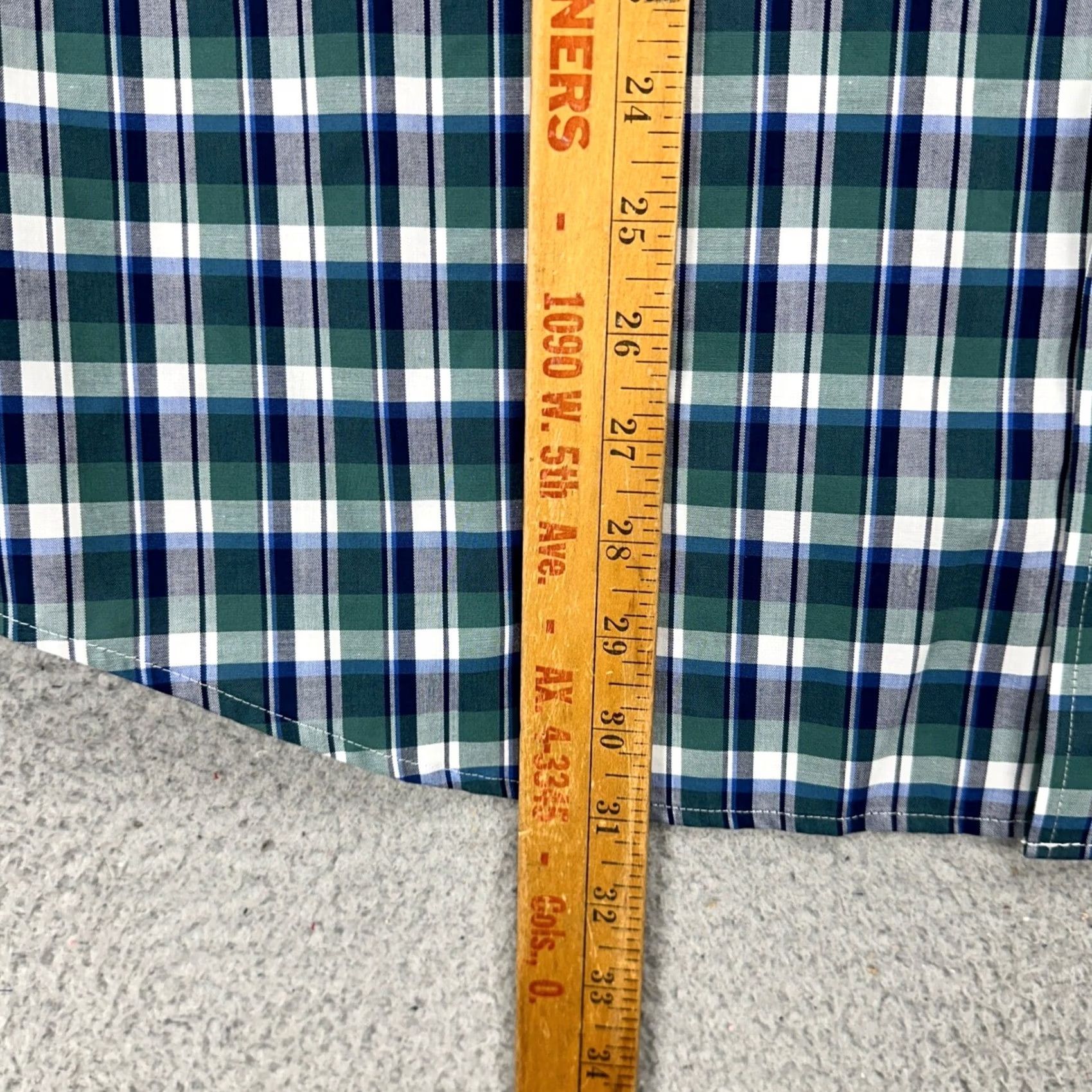 Vintage L.L. Bean Mens Button Down Shirt Medium Green Plaid Long Sleeve Shirt Size US M / EU 48-50 / 2 - 7 Thumbnail