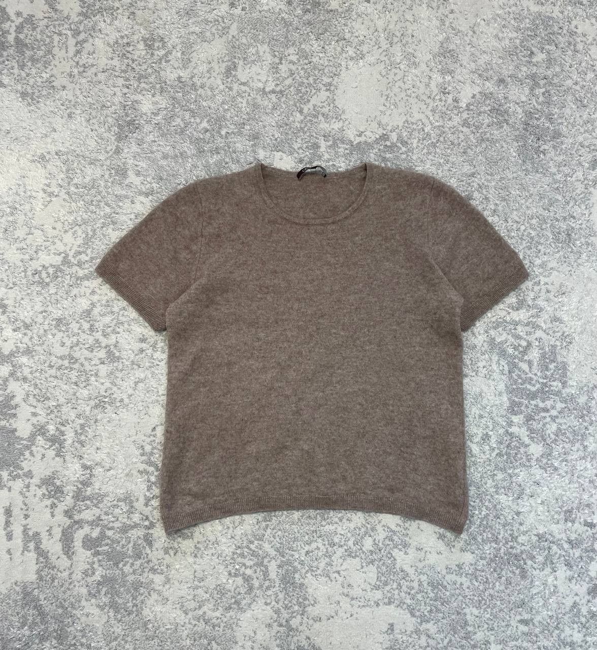 Other Cashmere Sweater Short Sleeve Women’s Soft Knit Pullover Size L / US 10 / IT 46 - 2 Thumbnail