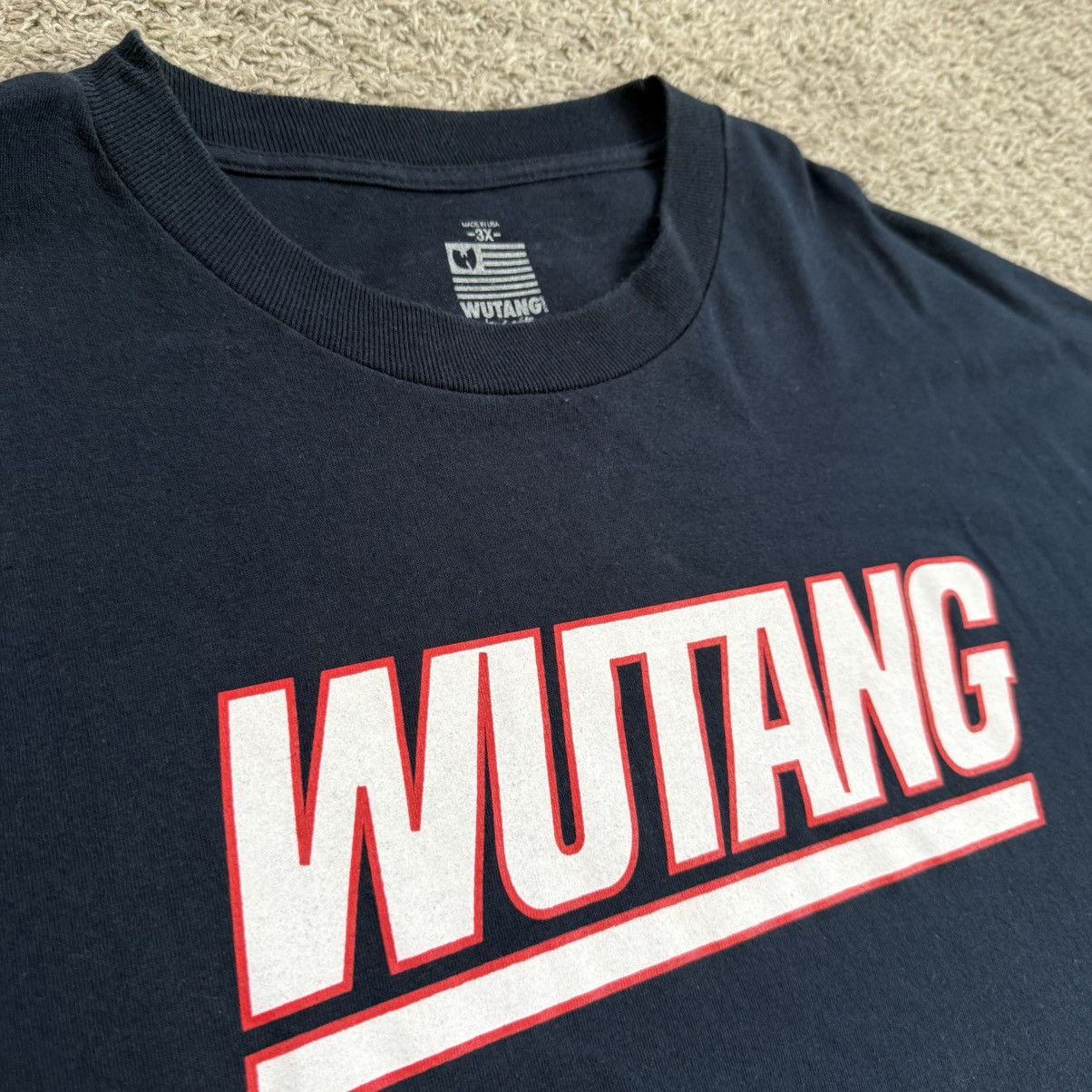 Wu-Tang Clan 🔴Wu-Tang Shirt Size 3XL New York Giants Theme Navy Blue Gza Size US XXL / EU 58 / 5 - 3 Thumbnail