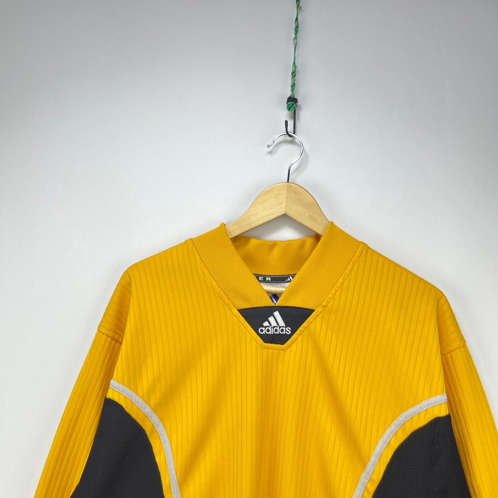 Adidas Vintage 90s Adidas Soccer Football Jersey Small Goalkeeper Size ONE SIZE - 2 Thumbnail