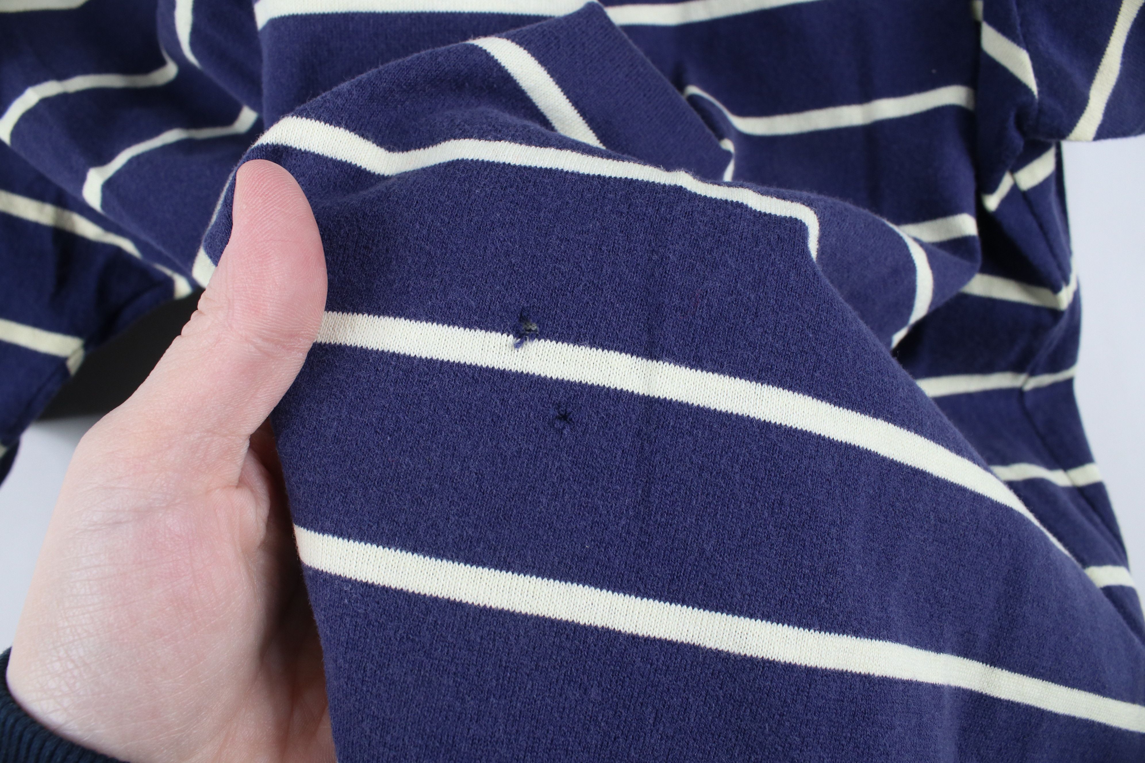 Ralph Lauren × Vintage Vintage 90s Ralph Lauren Soft Touch Striped Polo Shirt USA Size US M / EU 48-50 / 2 - 10 Thumbnail