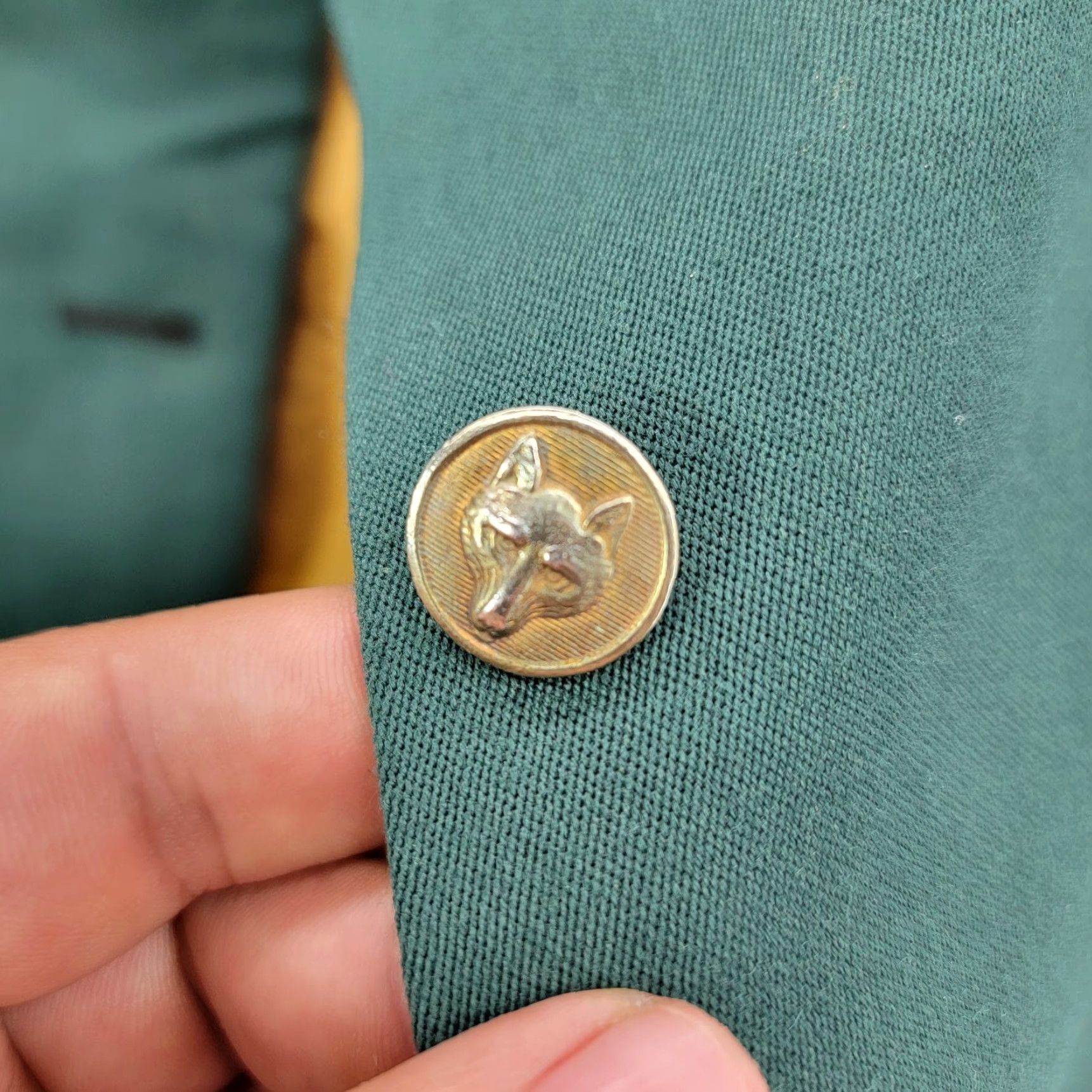 Vintage VINTAGE Pytchley of England Green Equestrian Blazer Jacket M/L Jacket Mens Size M / US 6-8 / IT 42-44 - 7 Thumbnail