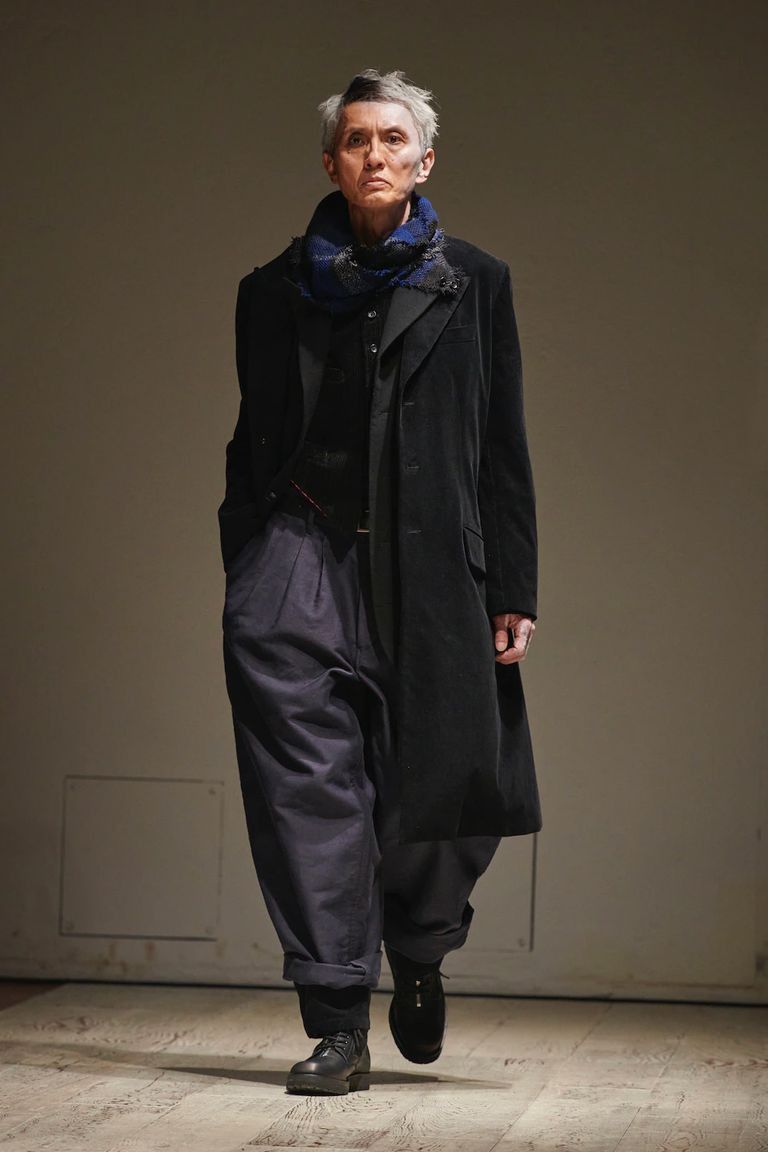 Yohji Yamamoto Yohji Yamamoto Homme - 22AW Stole Docking Corduroy Jacket Size US M / EU 48-50 / 2 - 14 Thumbnail