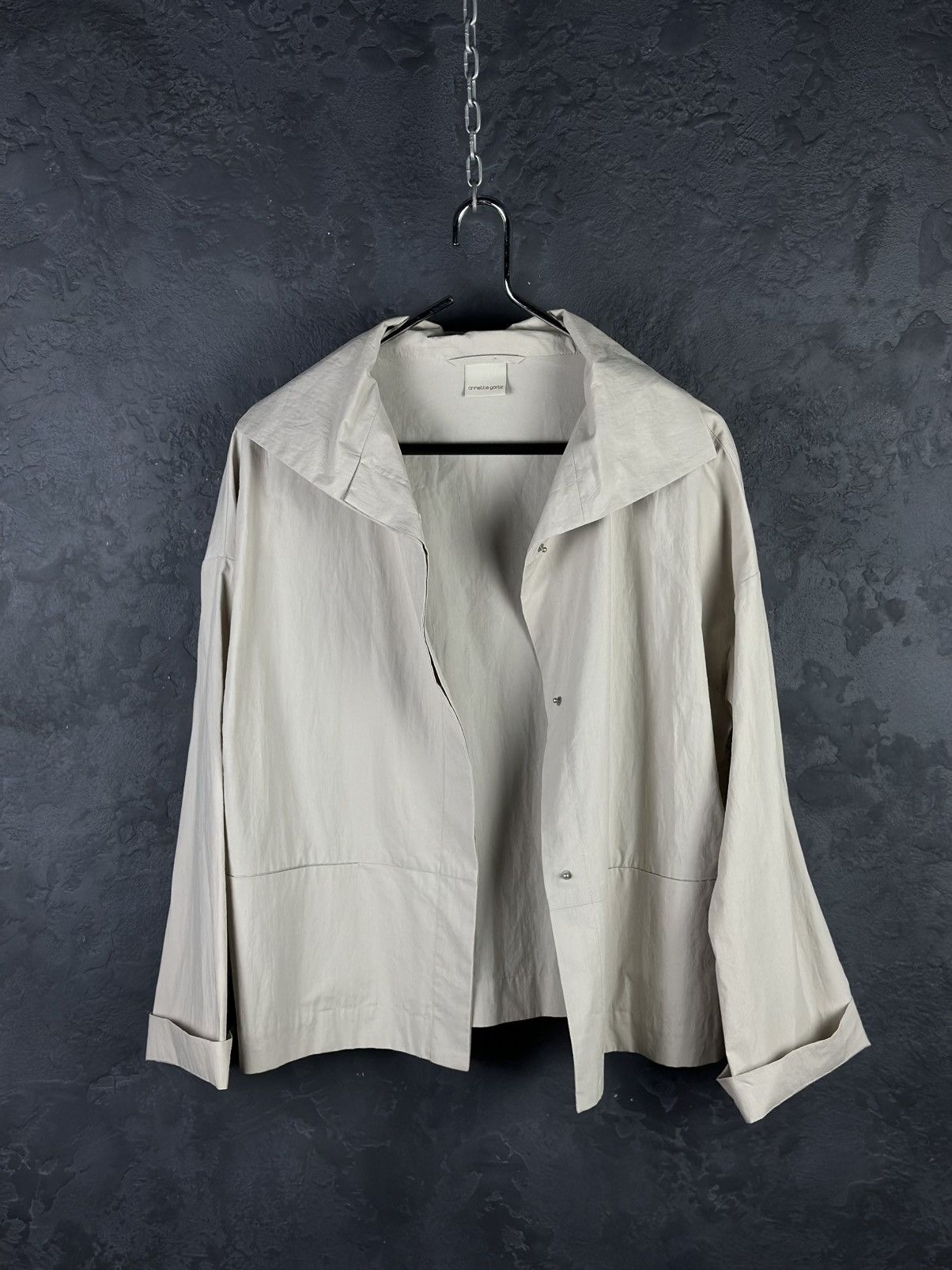 Annette Gortz Annette Gortz Luxury Women's Beige Jacket Size 36 Size XS / US 0-2 / IT 36-38 - 7 Thumbnail