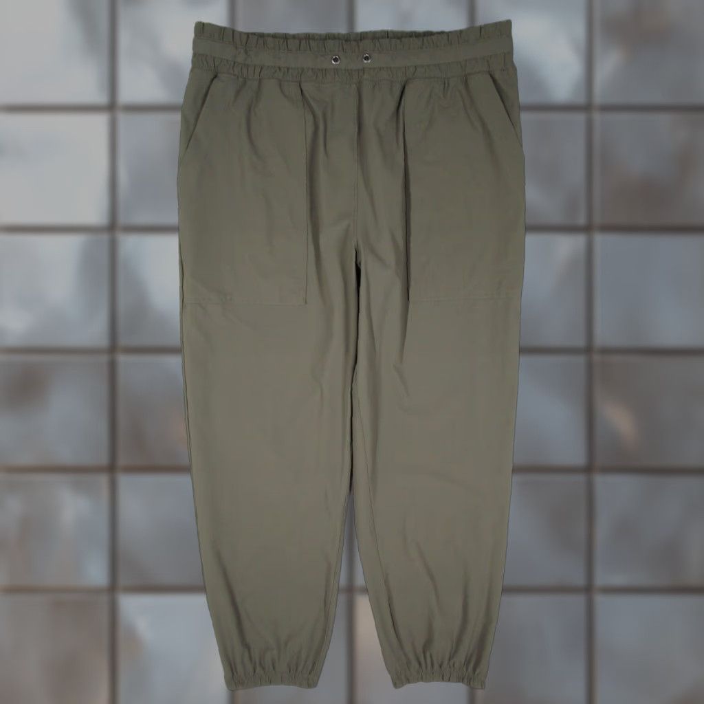 Vuori Vuori Pants Womens Large Olive Green Miles Jogger Train Workout Travel VW481 Size 36" / US 14 / IT 50 - 1 Thumbnail