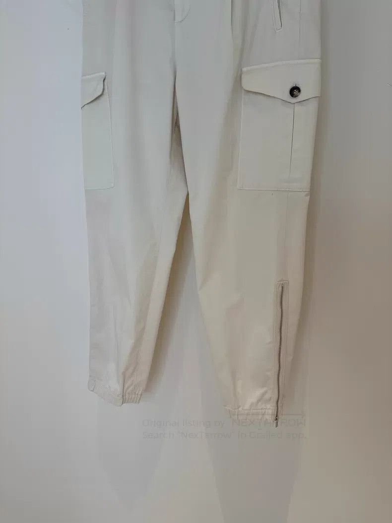 Brunello Cucinelli Brunello Cucinelli Men's Drawstring Ankle Zip Cargo Pants Size US 32 / EU 48 - 3 Thumbnail
