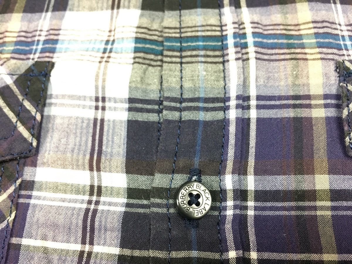 Burberry × Flannel Burberry Black Label Flannel Plaid Checked Double Pocket Size US L / EU 52-54 / 3 - 6 Thumbnail