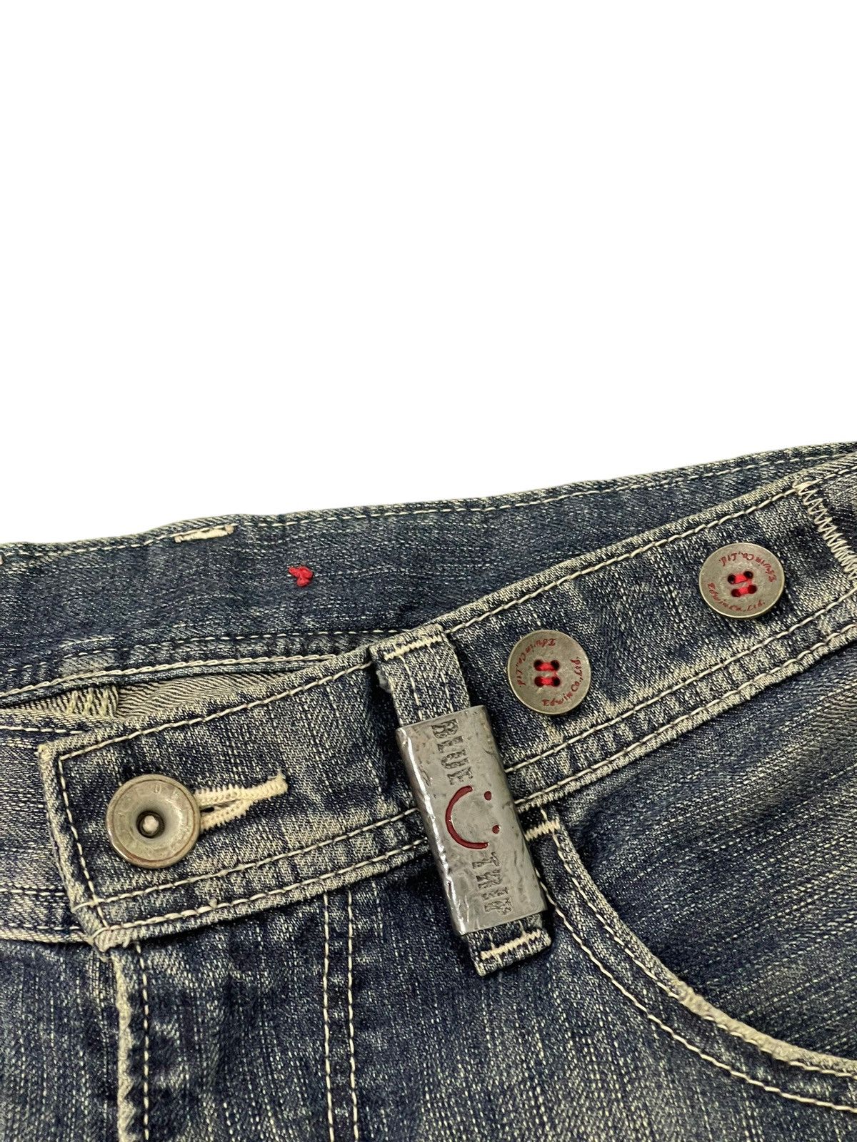 Edwin Carpenter Jeans Edwin Distress Faded Regular 7🟦4 Size US 32 / EU 48 - 18 Thumbnail