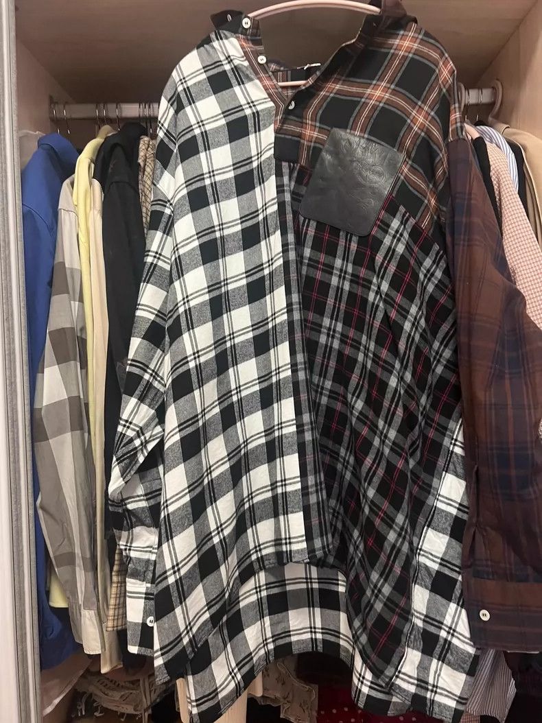 Loewe LOEWE Spliced shirt jacket Size L / US 10 / IT 46 - 1 Thumbnail