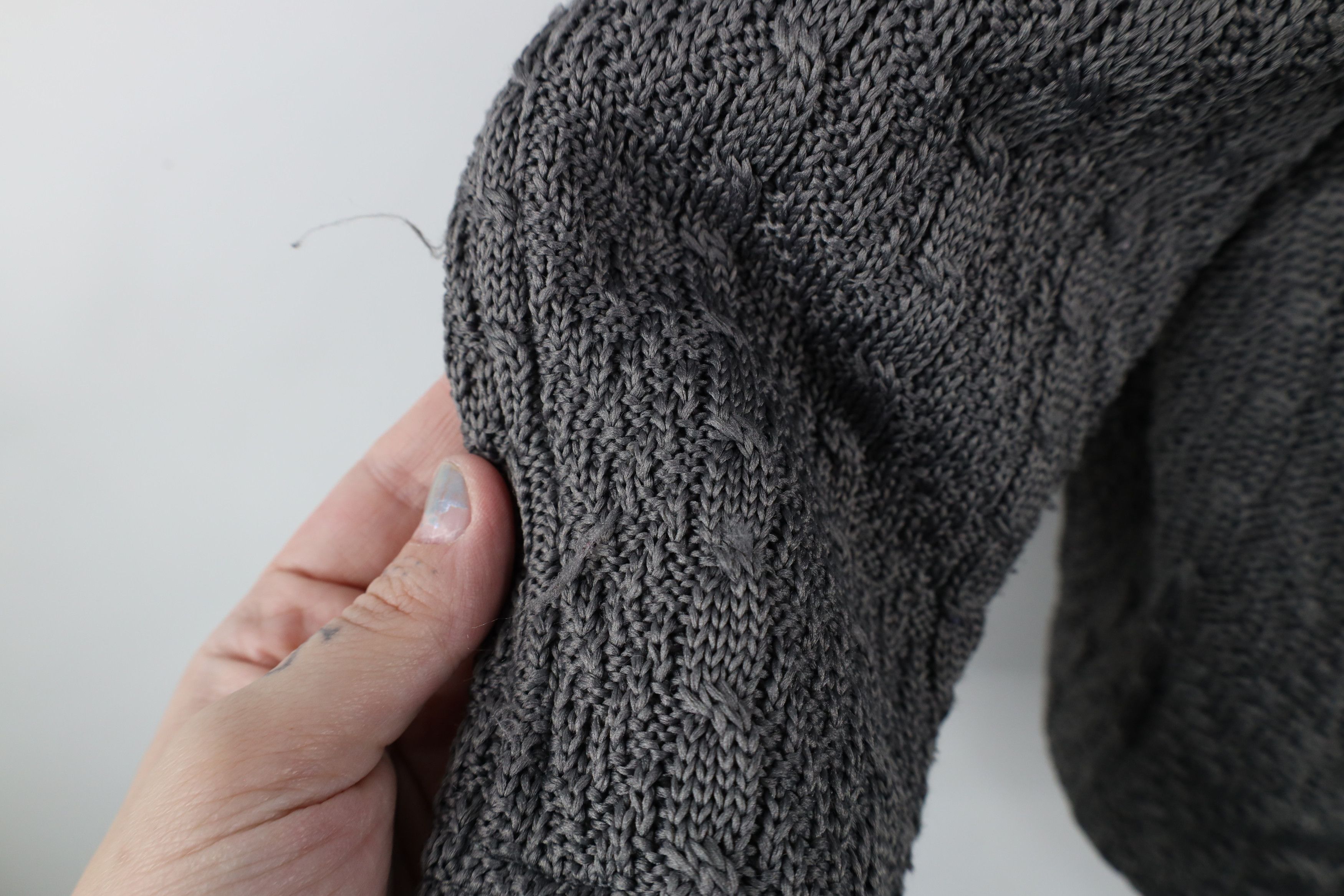 Spyder × Vintage Spyder Chunky Major Cable Knit Stryke Sweater Jacket Gray Size XL / US 12-14 / IT 48-50 - 8 Thumbnail