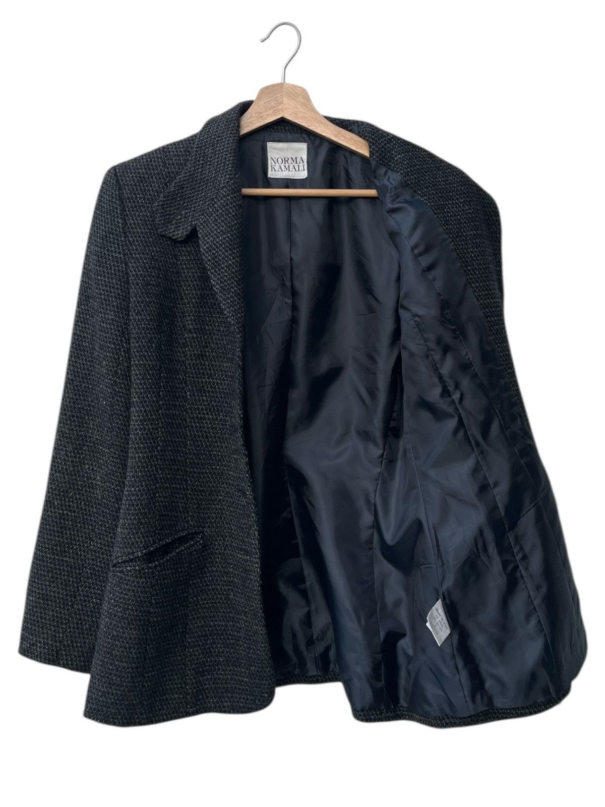 Norma Kamali Norma Kamali Wool Blend Jacket Size S / US 4 / IT 40 - 2 Thumbnail