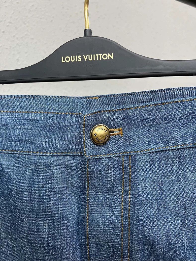 Louis Vuitton Louis Vuitton Denim Shorts with Rope Design -2505 Size US 40 / EU 56 - 5 Thumbnail