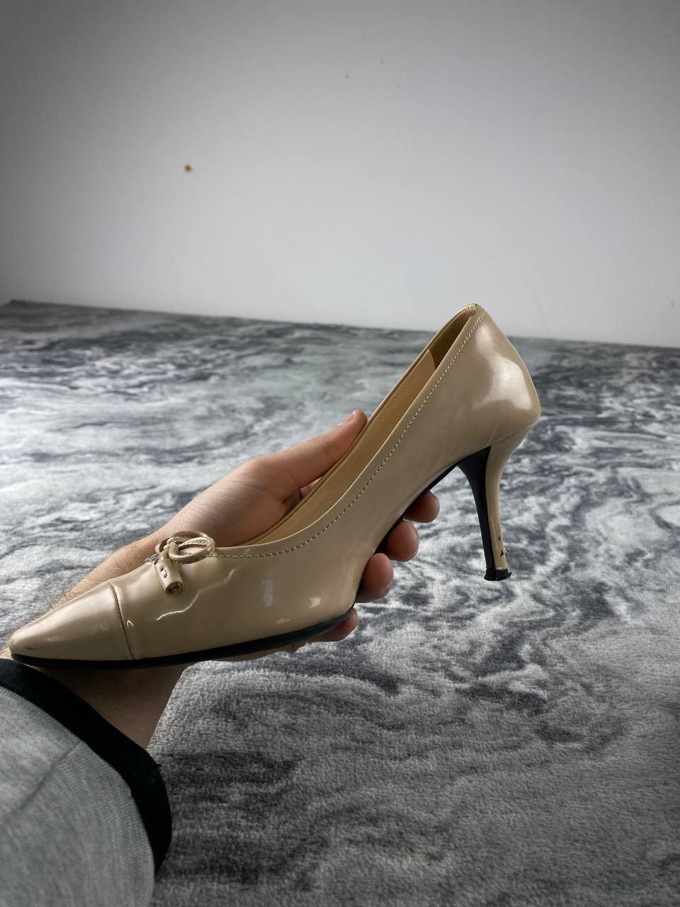 Prada Prada Leather Heels Women Size 36 Beige Size US 6 / IT 36 - 5 Thumbnail