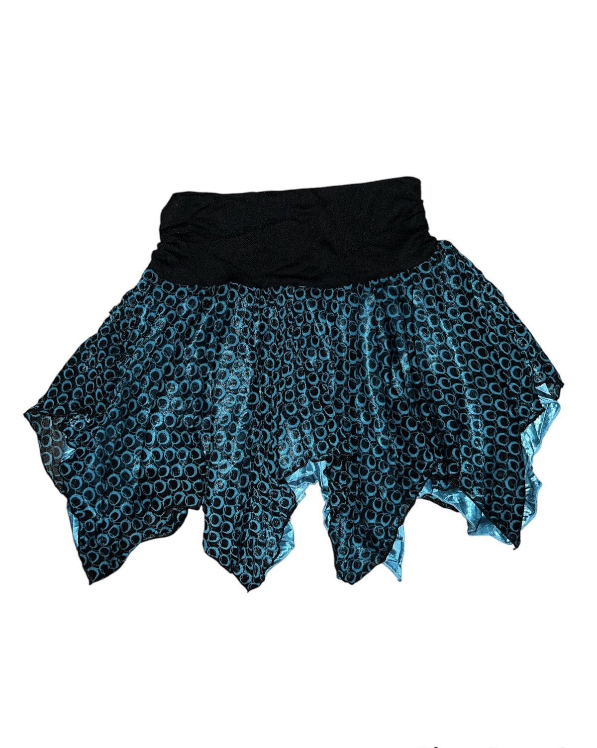 Japanese Brand Asymmetrical moon skirt 🌙 💙 Size 26" / US 2 / IT 38 - 2 Thumbnail