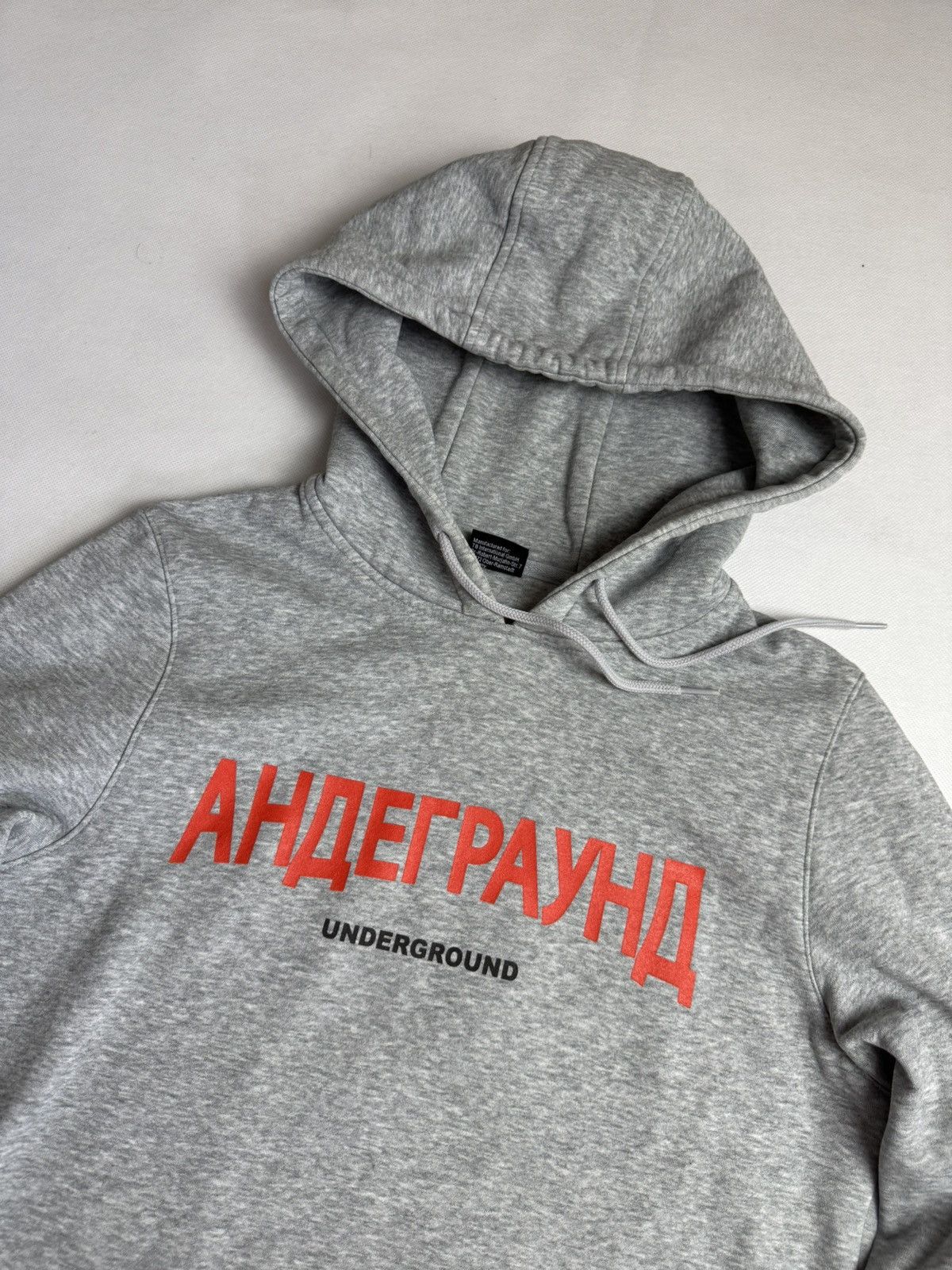 Other Hoodie underground big logo mister tee Russian text Size US S / EU 44-46 / 1 - 1 Thumbnail