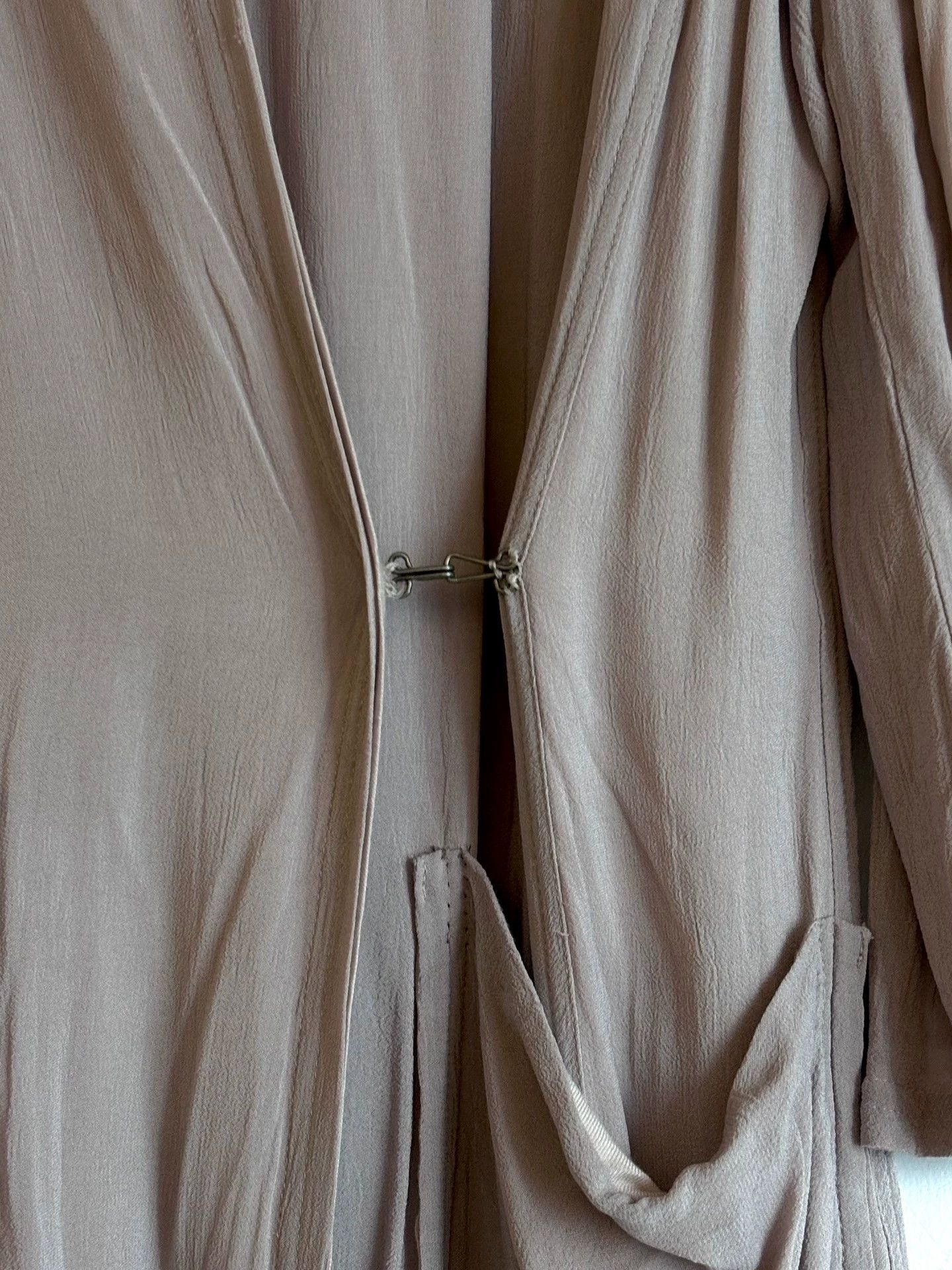 Ann Demeulemeester AD Vintage Muted Purple Lightweight Trench 38 Size XS / US 0-2 / IT 36-38 - 5 Thumbnail