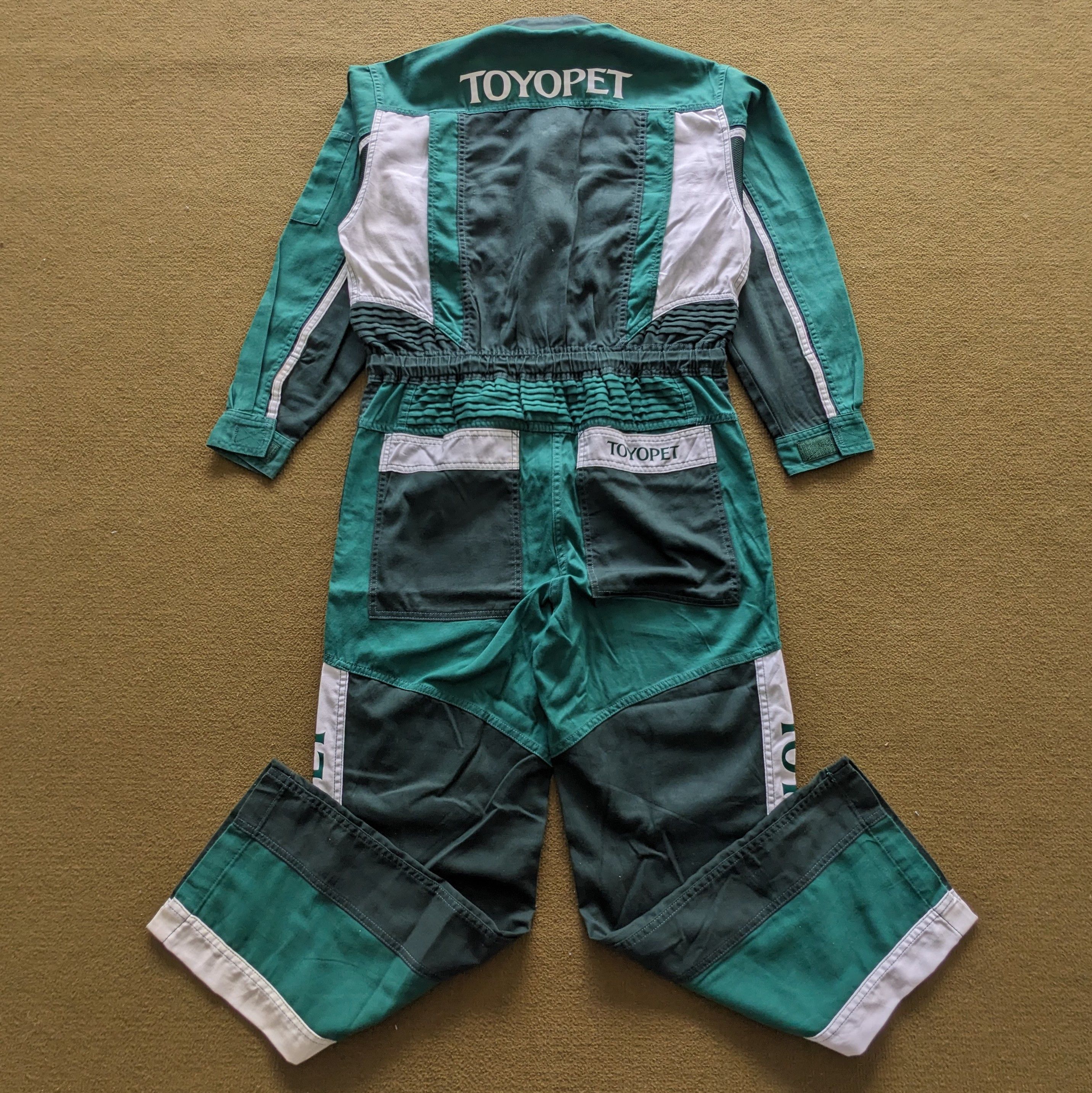 Vintage Vintage TOYOPET TOYOTA Racing Coverall Workwear Jacket Size US M / EU 48-50 / 2 - 1 Thumbnail