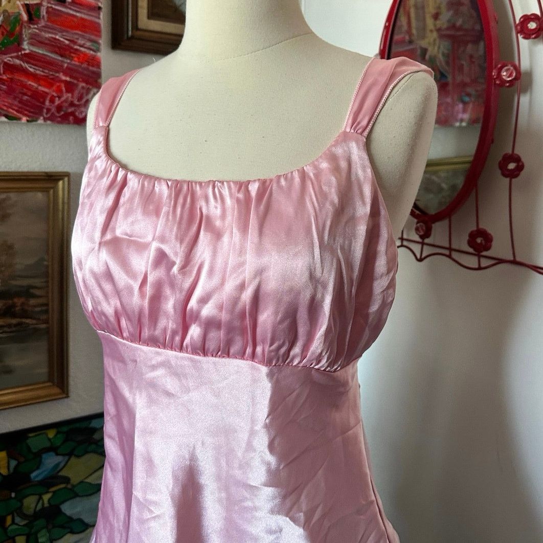 Other fashion bug silky pink babydoll tank top vintage rare Size M / US 6-8 / IT 42-44 - 2 Thumbnail