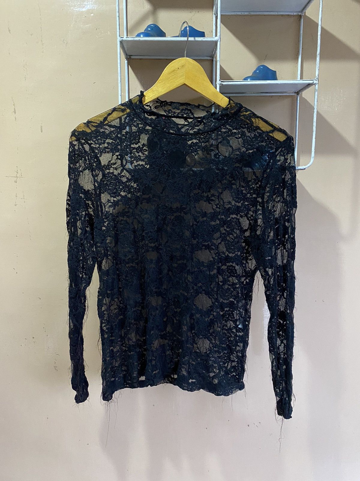 If Six Was Nine 💸OFFER💸Japanese Meshtop flower mohaired ifsixwasnine style Size US S / EU 44-46 / 1 - 1 Thumbnail