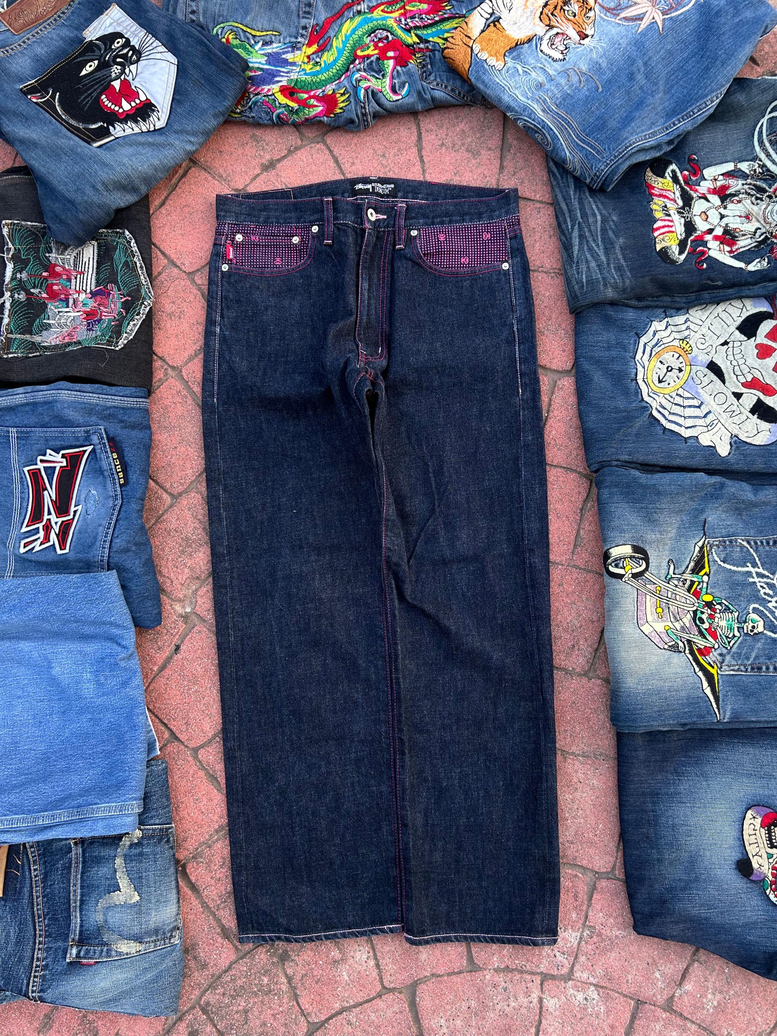 Stussy Stussy Spellout Jeans Size US 32 / EU 48 - 3 Thumbnail