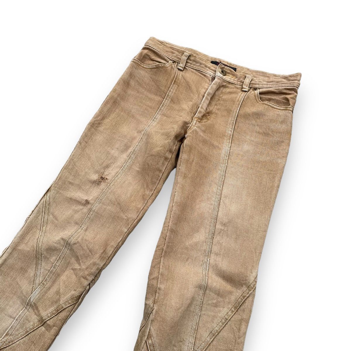 If Six Was Nine × Japanese Brand × Le Grande Bleu (L.G.B.) VINTAGE JAPANESE SUPER FLARE DENIM PANTS Size 26" / US 2 / IT 38 - 9 Thumbnail